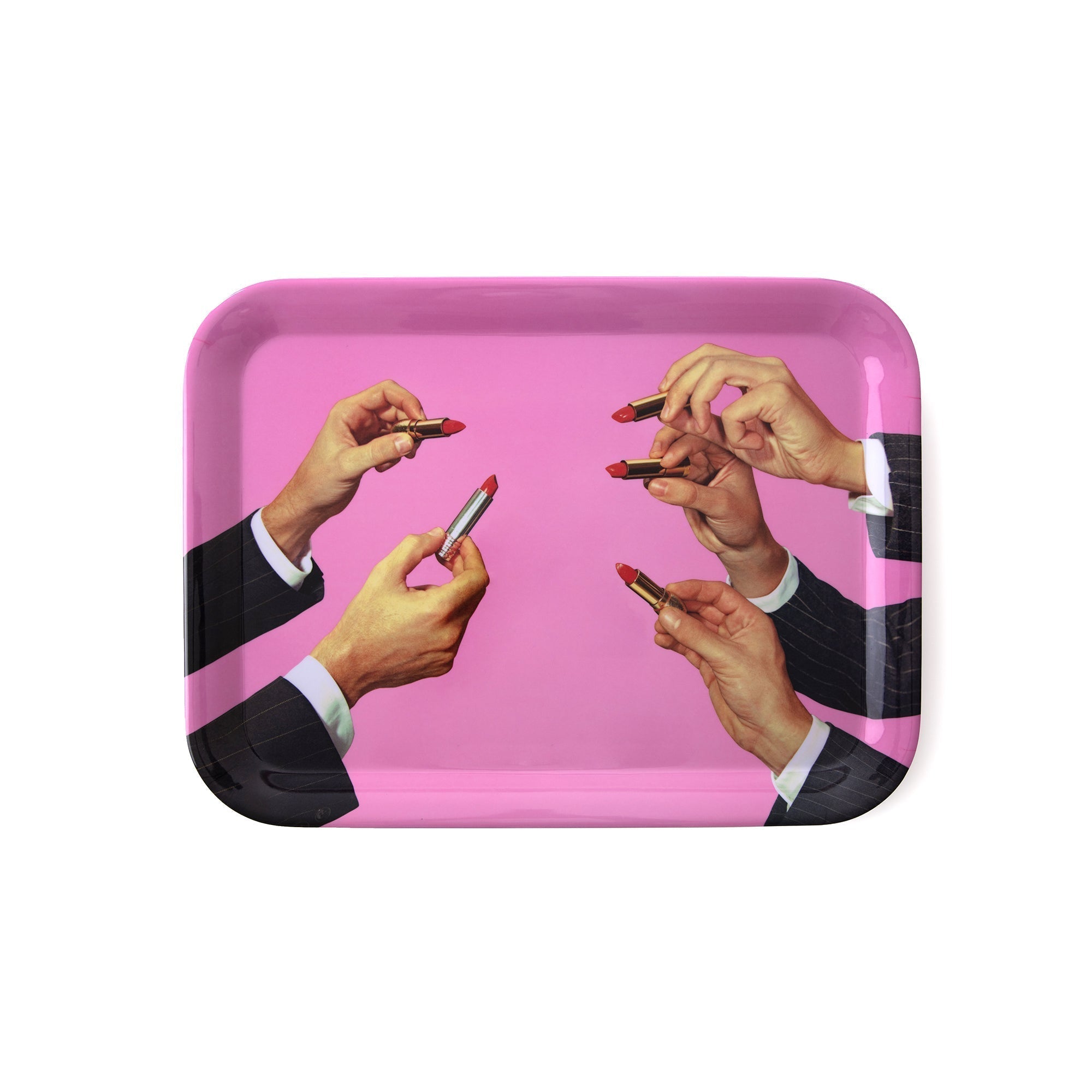 Lipstick Pink Tray by DEKOR - Resin Society