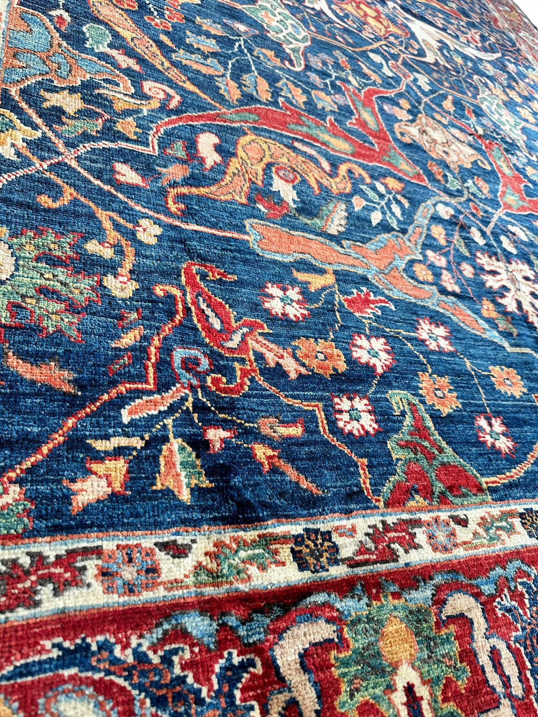 Hand-Knotted Afghani Bidjar Ghazni Wool Rug – 6'7" x 9'10" – Elegant by Rugistan - product image 12 for Resin Society