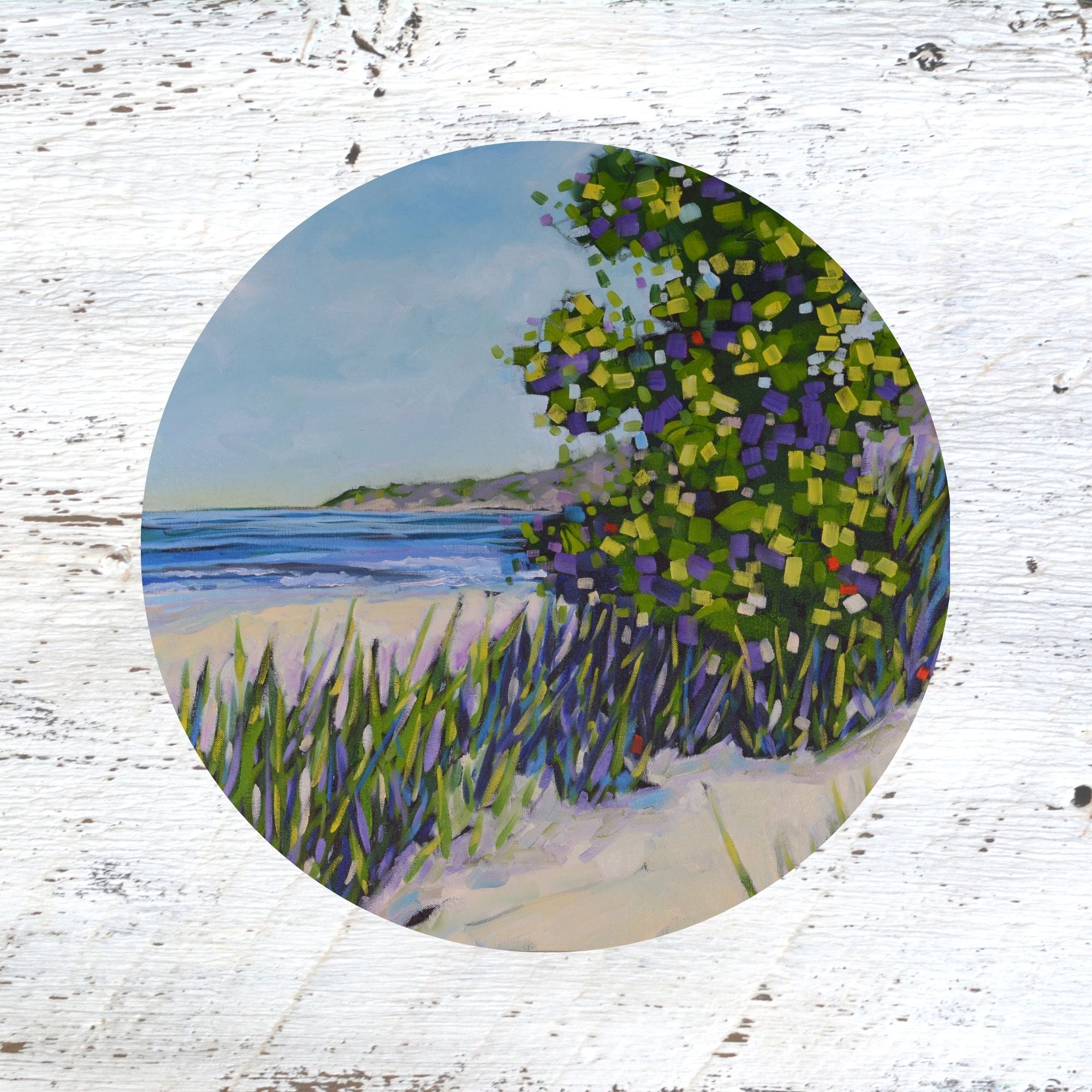 Rubber Grip Jar Opener -Live by the Currents. Beach by Dreese Fine Art - Resin Society