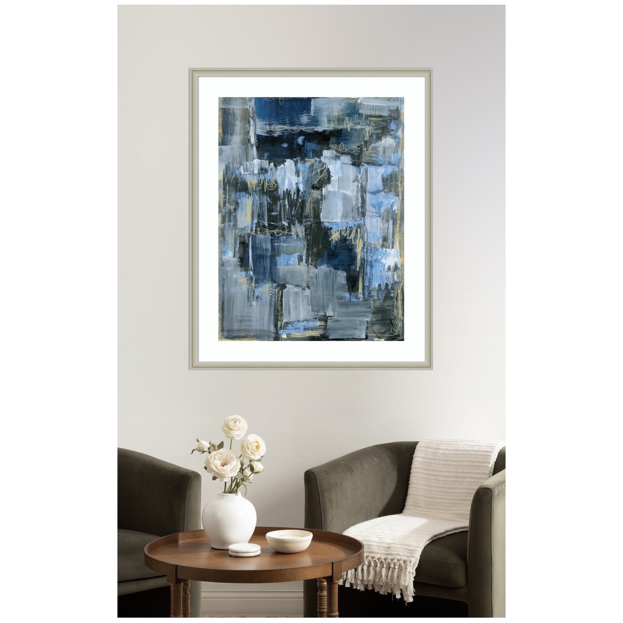 Framed Art Thunder Only Happens When its Raining by Leah Nadeau