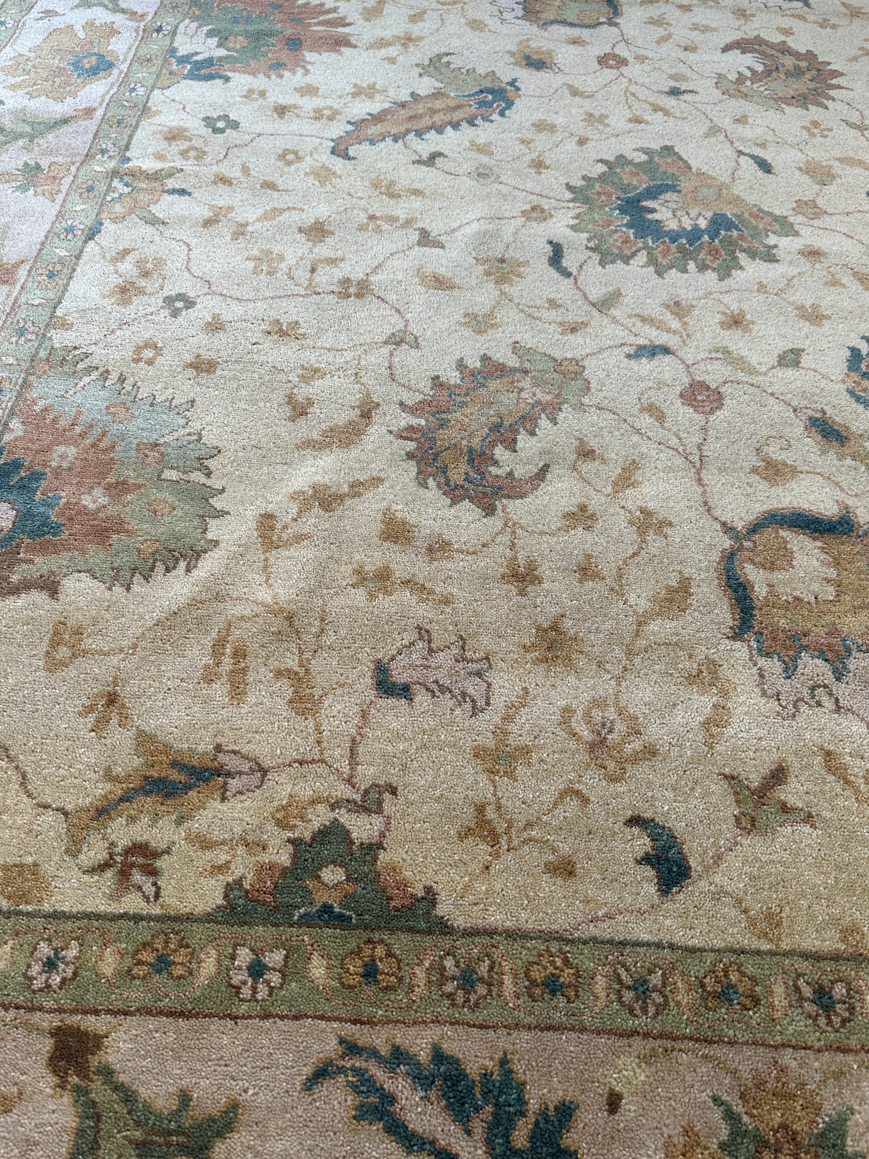 Hand-Knotted Oushak Soft Wool Rug 8 x 10 by Rugistan - product image 4 for Resin Society