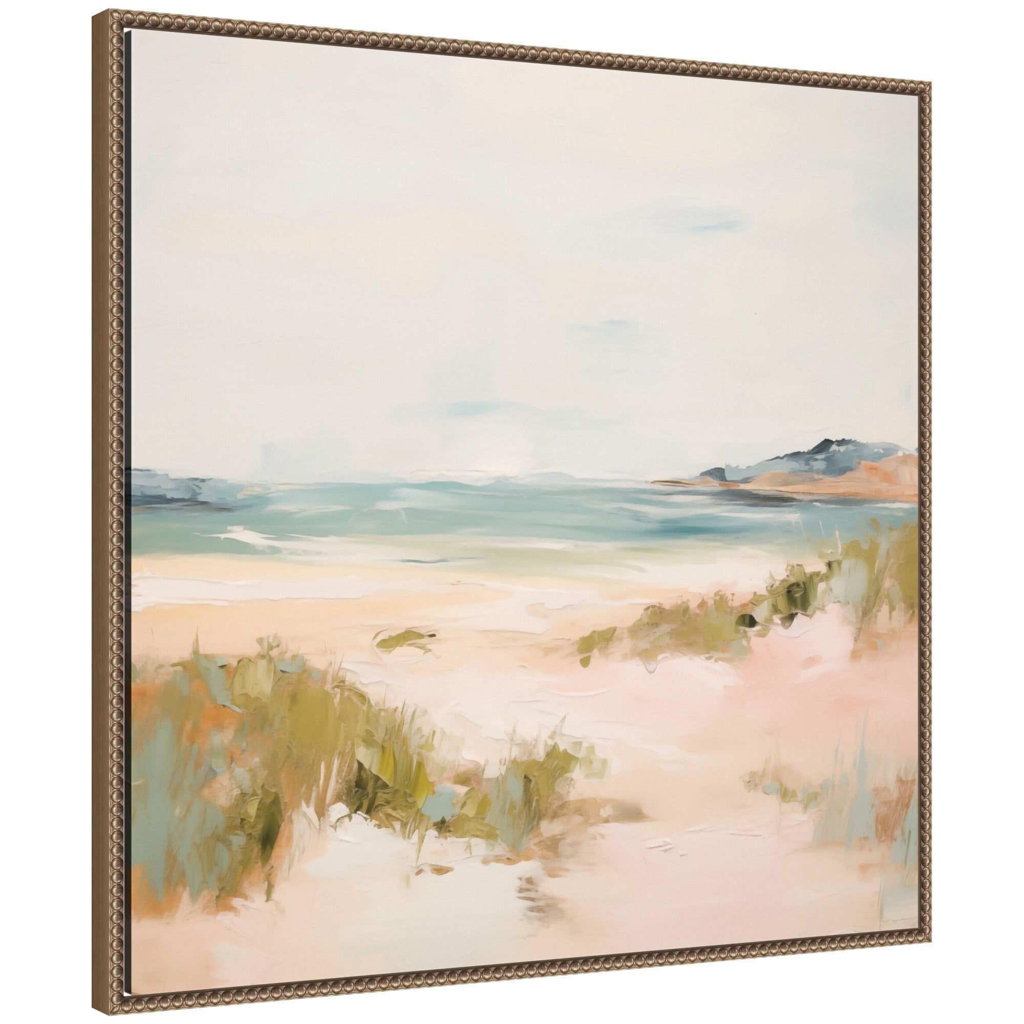 Tranquil Landscape V Square by Amy Lighthall Framed Canvas Wall Art Print