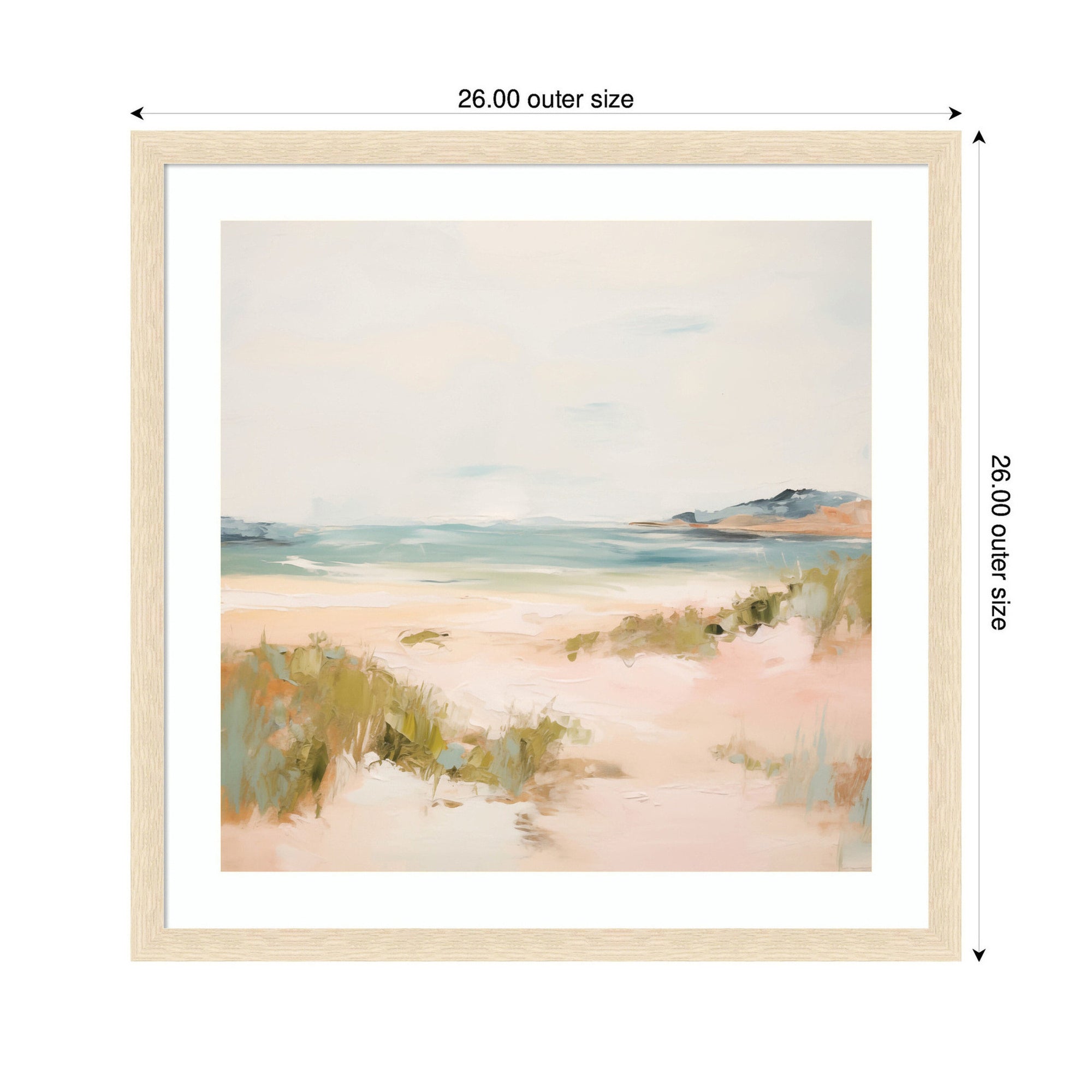 Tranquil Landscape V Square by Amy Lighthall Framed Wall Art Print