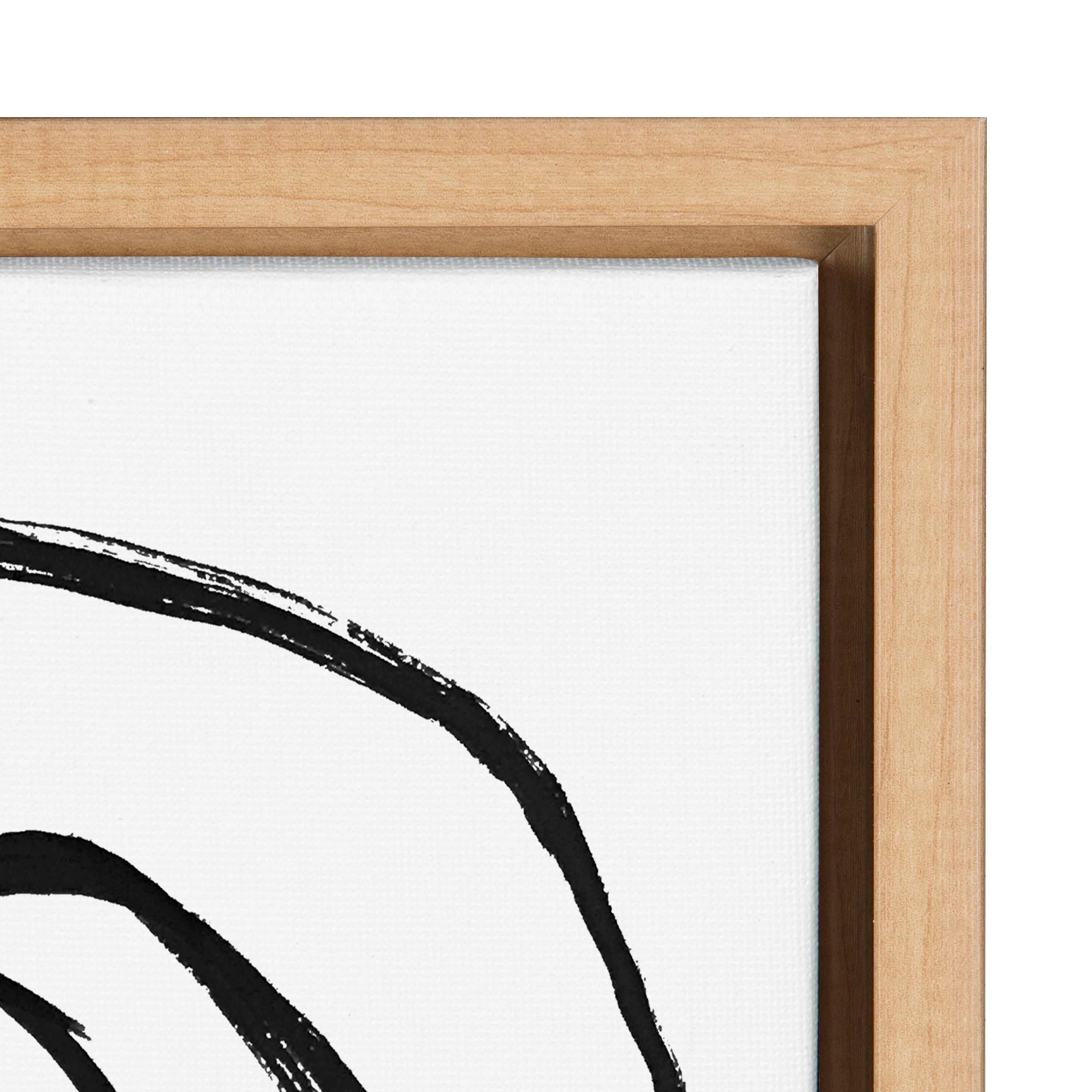 Sylvie Ring of Light 2 Framed Canvas
