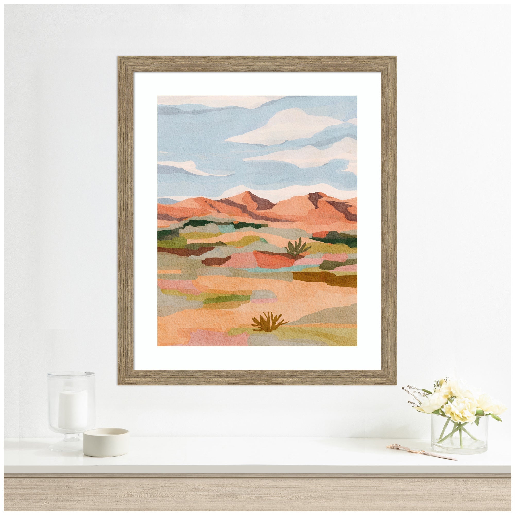 Framed Art Southwestern Dreams l by Nikita Jariwala