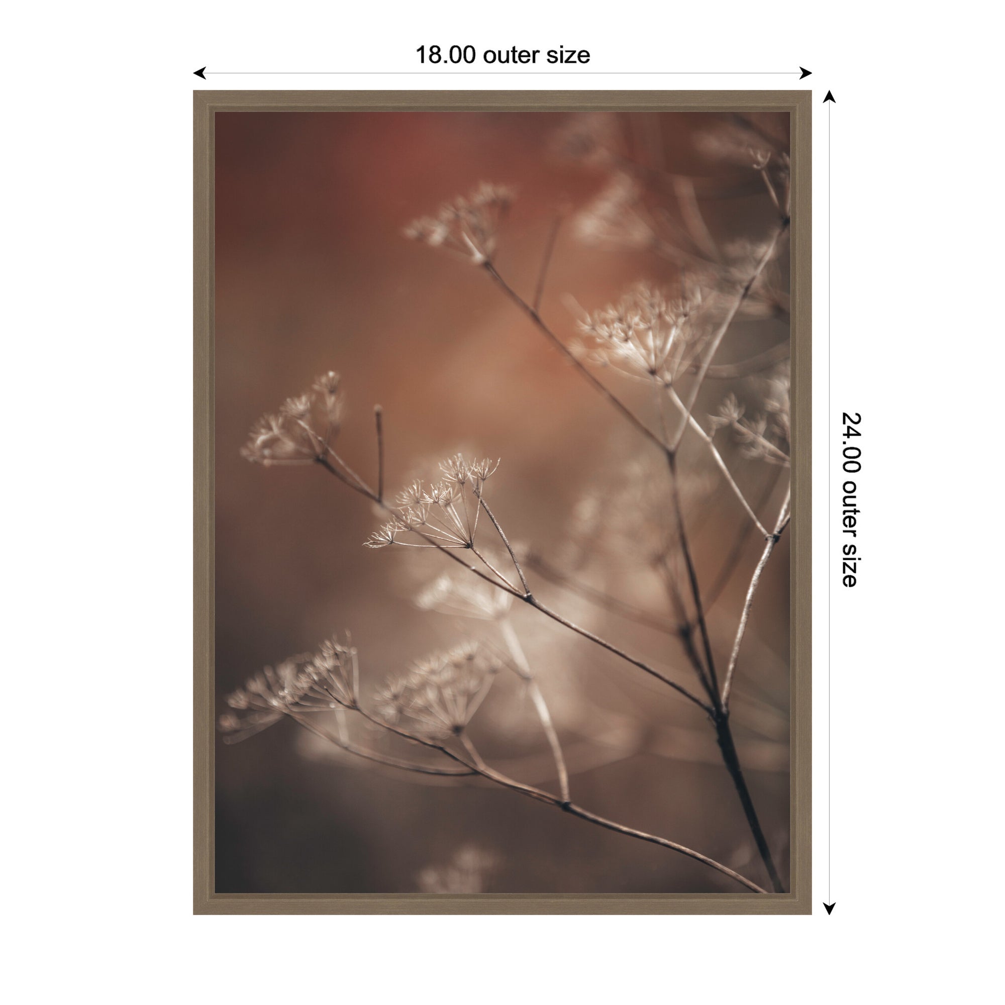 Sylvie Autumn Foliage Framed Canvas by Alicia Abla