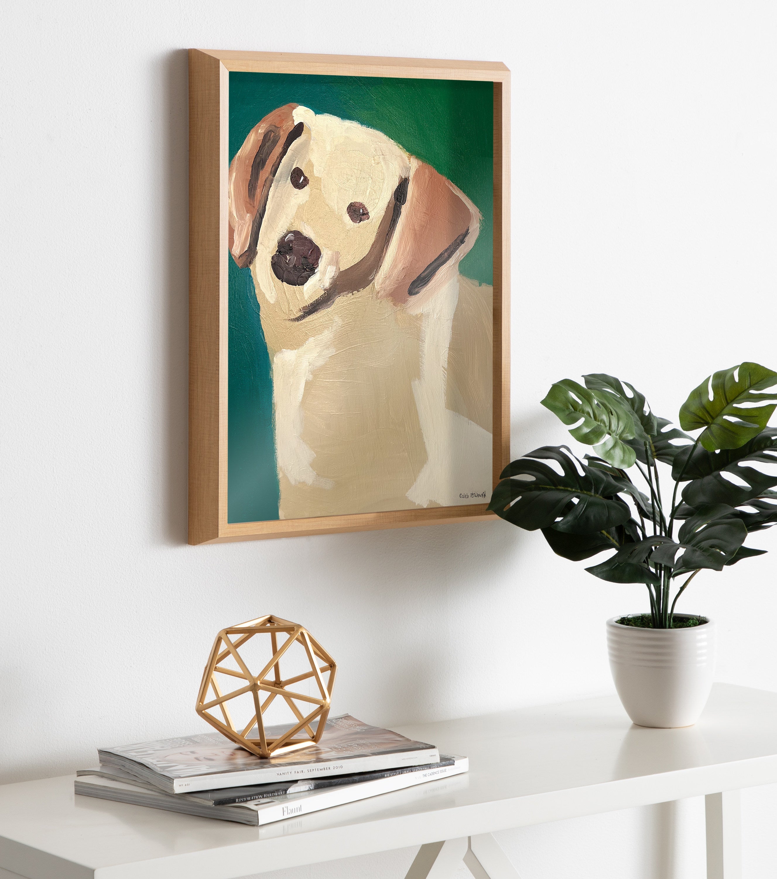 Blake Lily Framed Printed Glass by Caleb Griswold by kateandlaurel - product image 5 for Resin Society