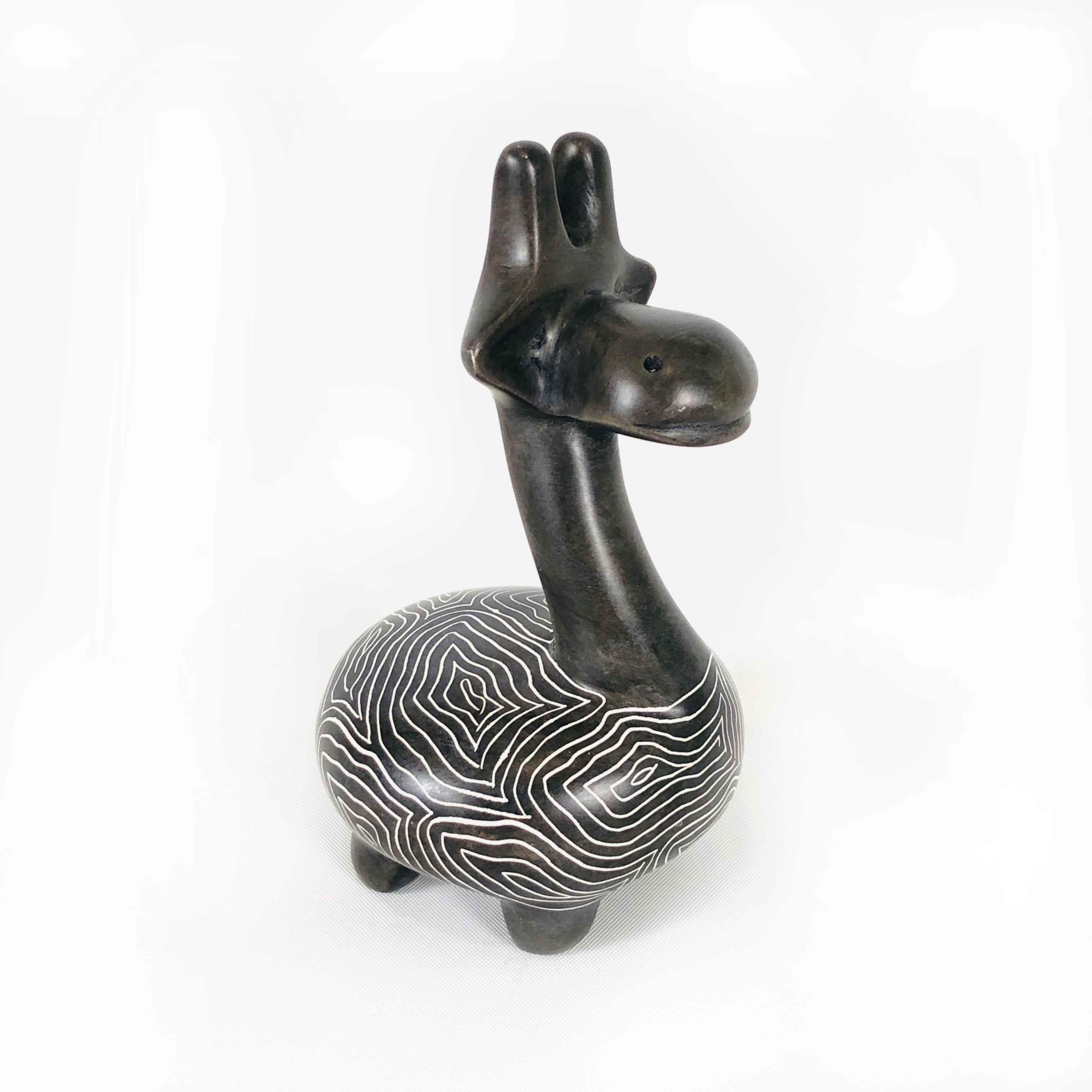 Funky Gray Giraffe - Soapstone by Mbare Ltd - product image 5 for Resin Society