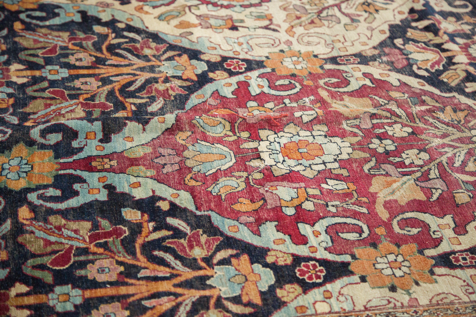 8.5x12 Unusual Antique Lavar Kerman Carpet by Old New House® - product image 8 for Resin Society