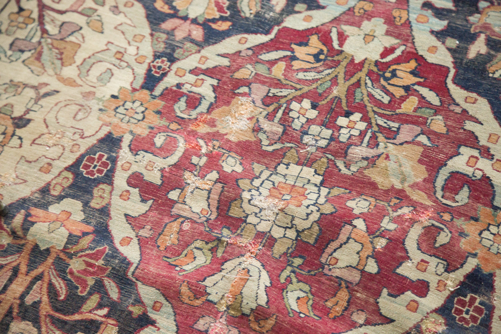 8.5x12 Unusual Antique Lavar Kerman Carpet by Old New House® - product image 10 for Resin Society