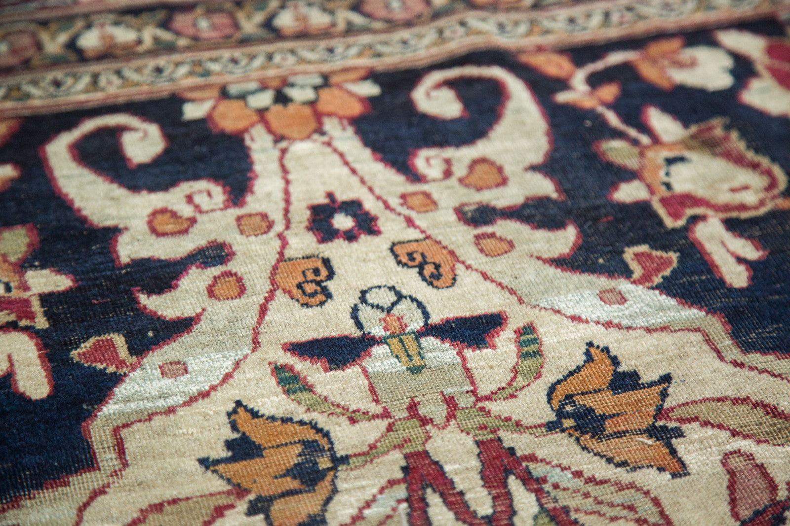 8.5x12 Unusual Antique Lavar Kerman Carpet by Old New House® - product image 14 for Resin Society