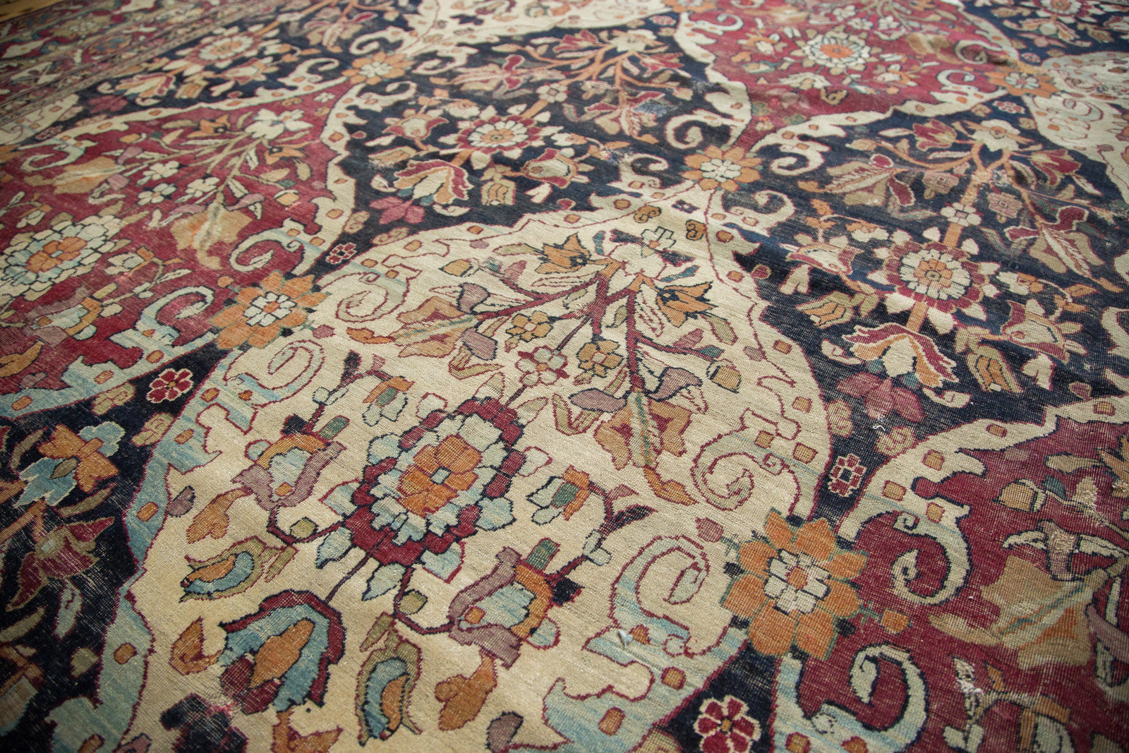 8.5x12 Unusual Antique Lavar Kerman Carpet by Old New House® - product image 19 for Resin Society