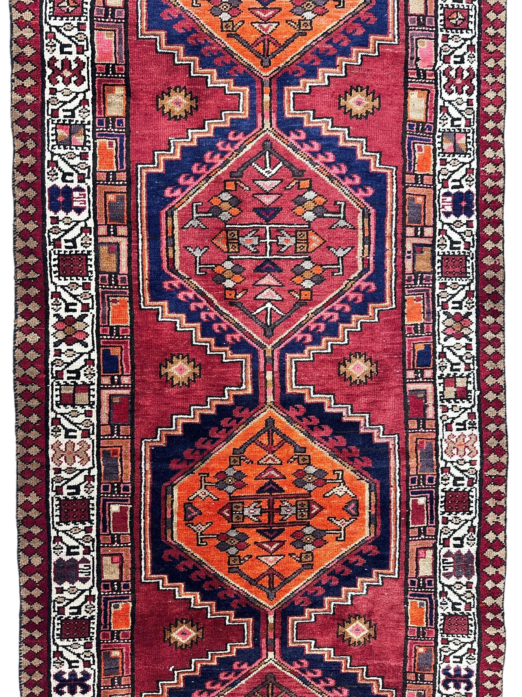 Vintage Persian Sarab Wool Runner Rug 3’4 x 10’7” by Rugistan - product image 5 for Resin Society
