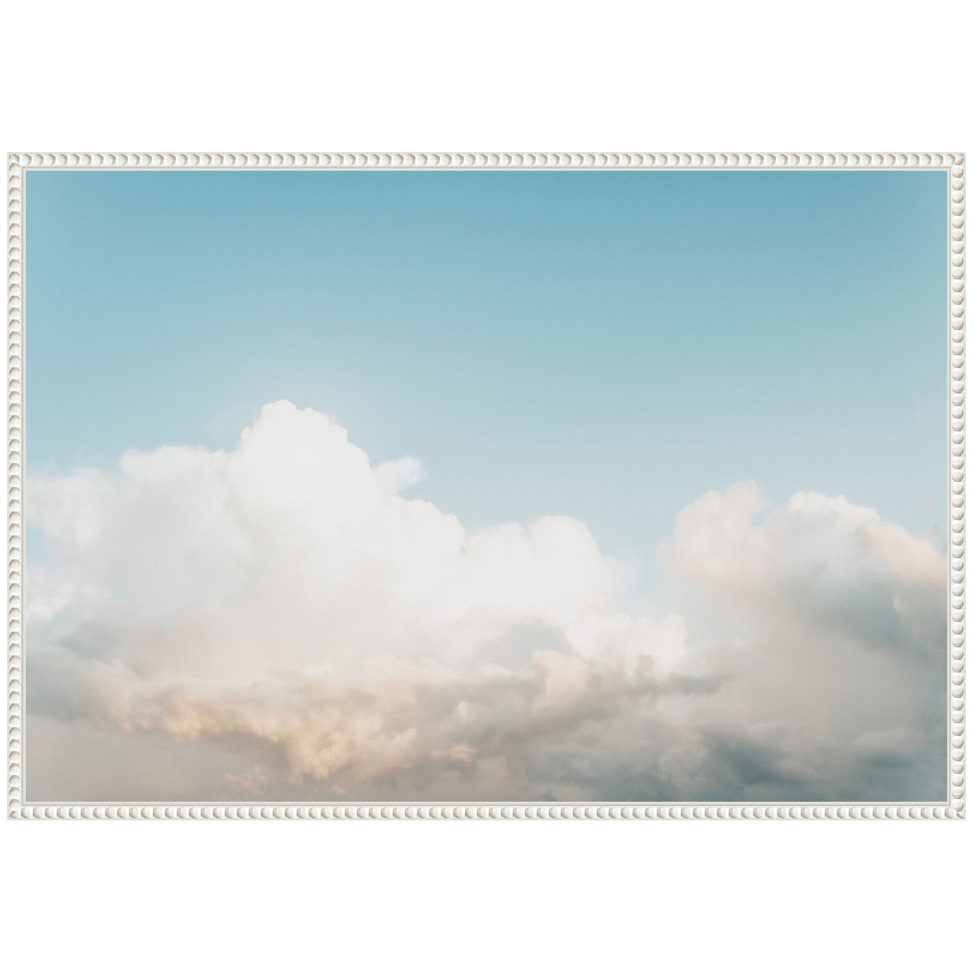 Sylvie Clouds Framed Canvas by Alicia Abla