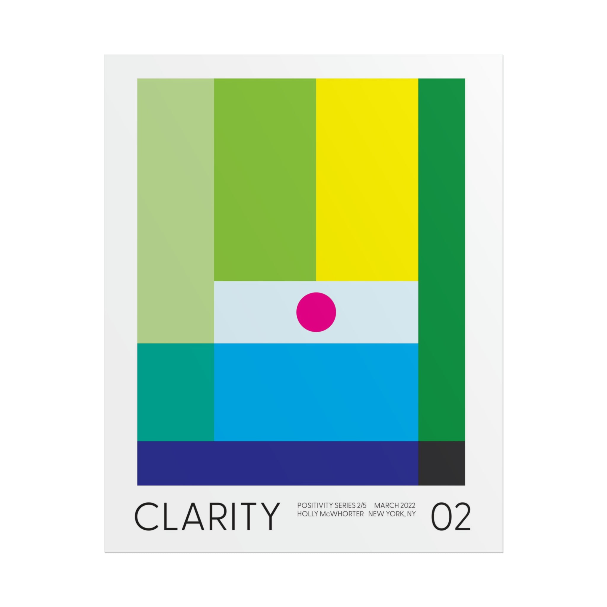 Positivity Series #2: CLARITY - Fine Art Giclée Print by Holly McWhorter by Holly McWhorter Art: Paintings and Art Prints - product image 2 for Resin Society