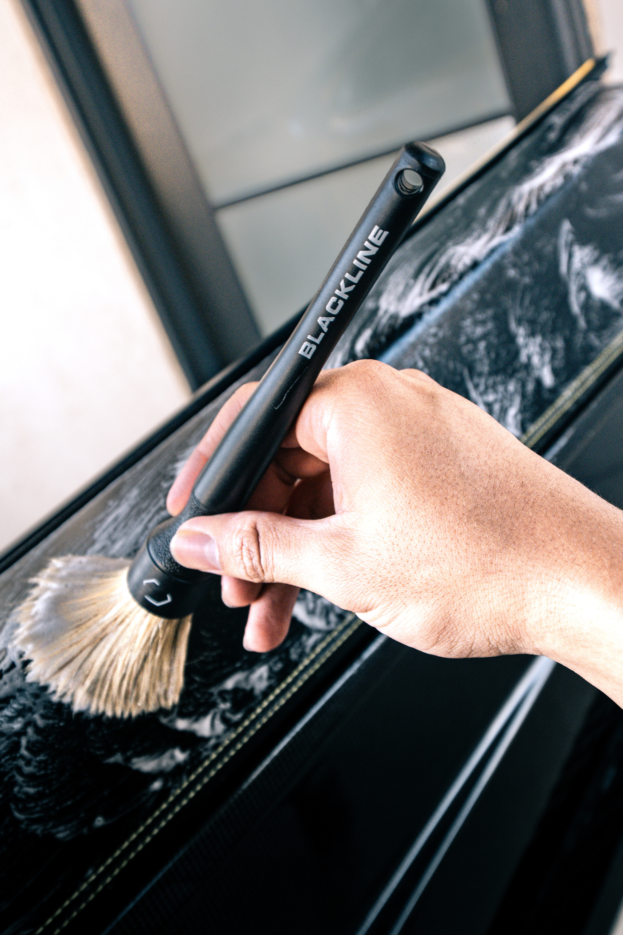 BLACKLINE® BOAR'S HAIR BRUSH SET by Blackline Car Care - product image 2 for Resin Society
