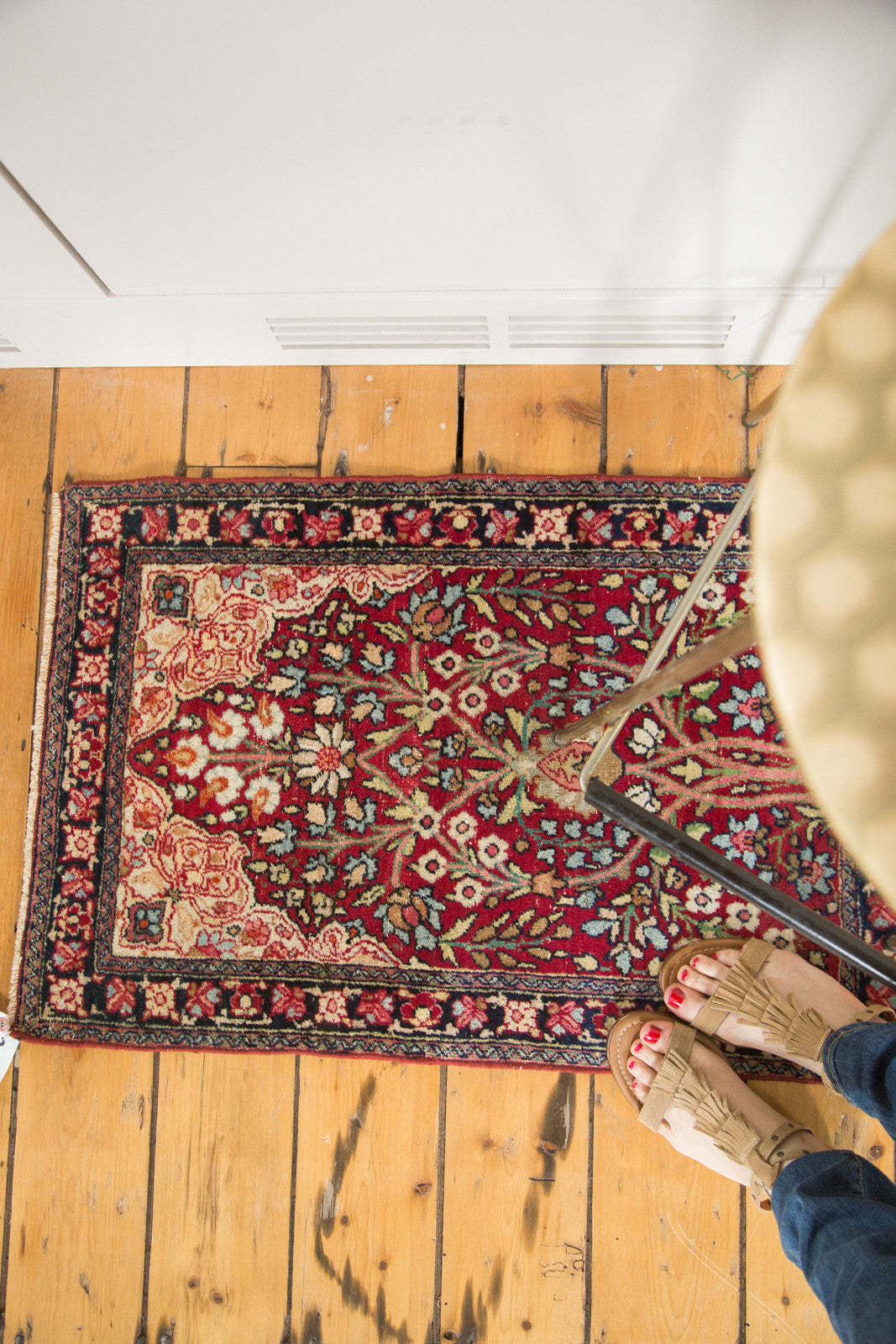 2x3 Antique Kerman Rug Mat by Old New House® - product image 6 for Resin Society