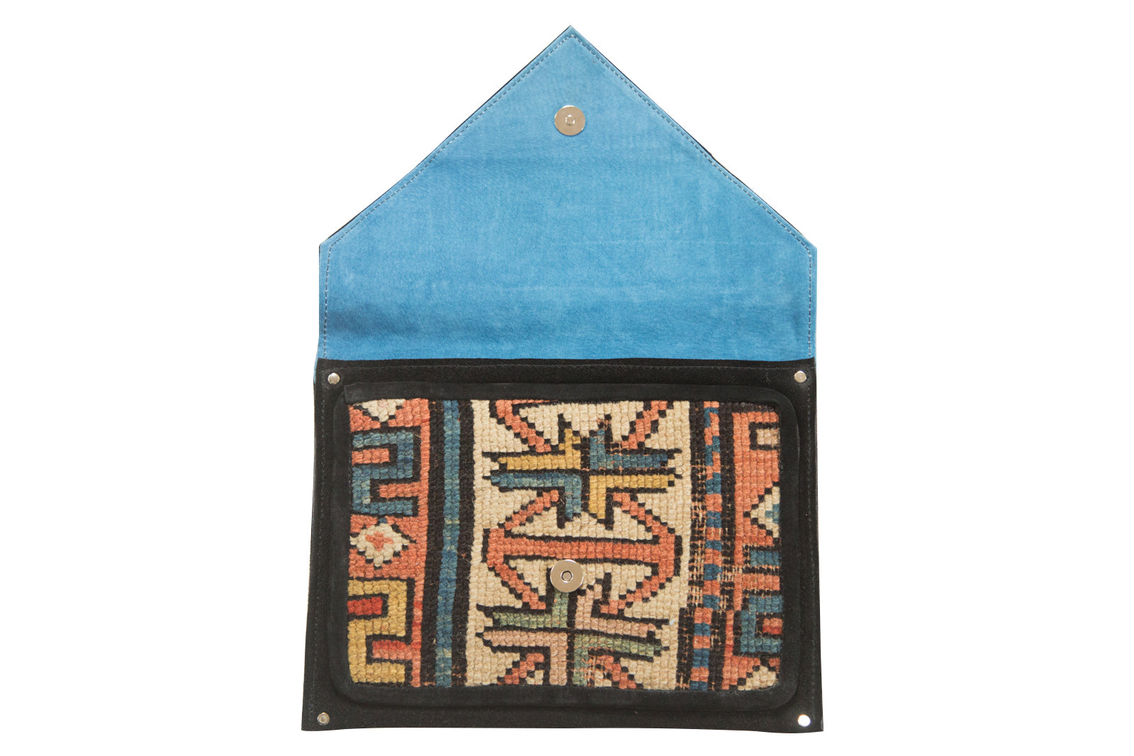 Handmade Rug Fragment Clutch