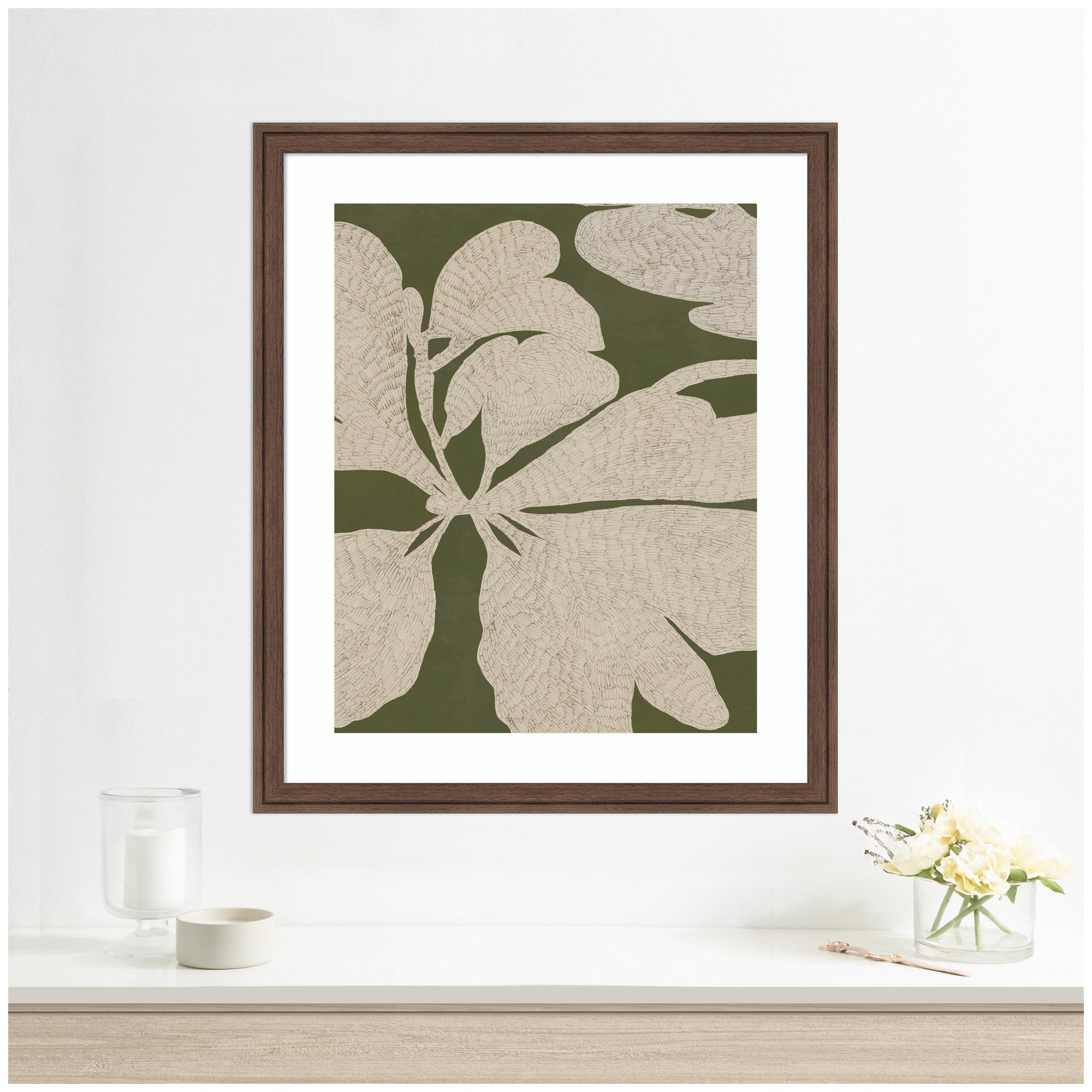 Leafy Whispers by Treechild Framed Wall Art Print