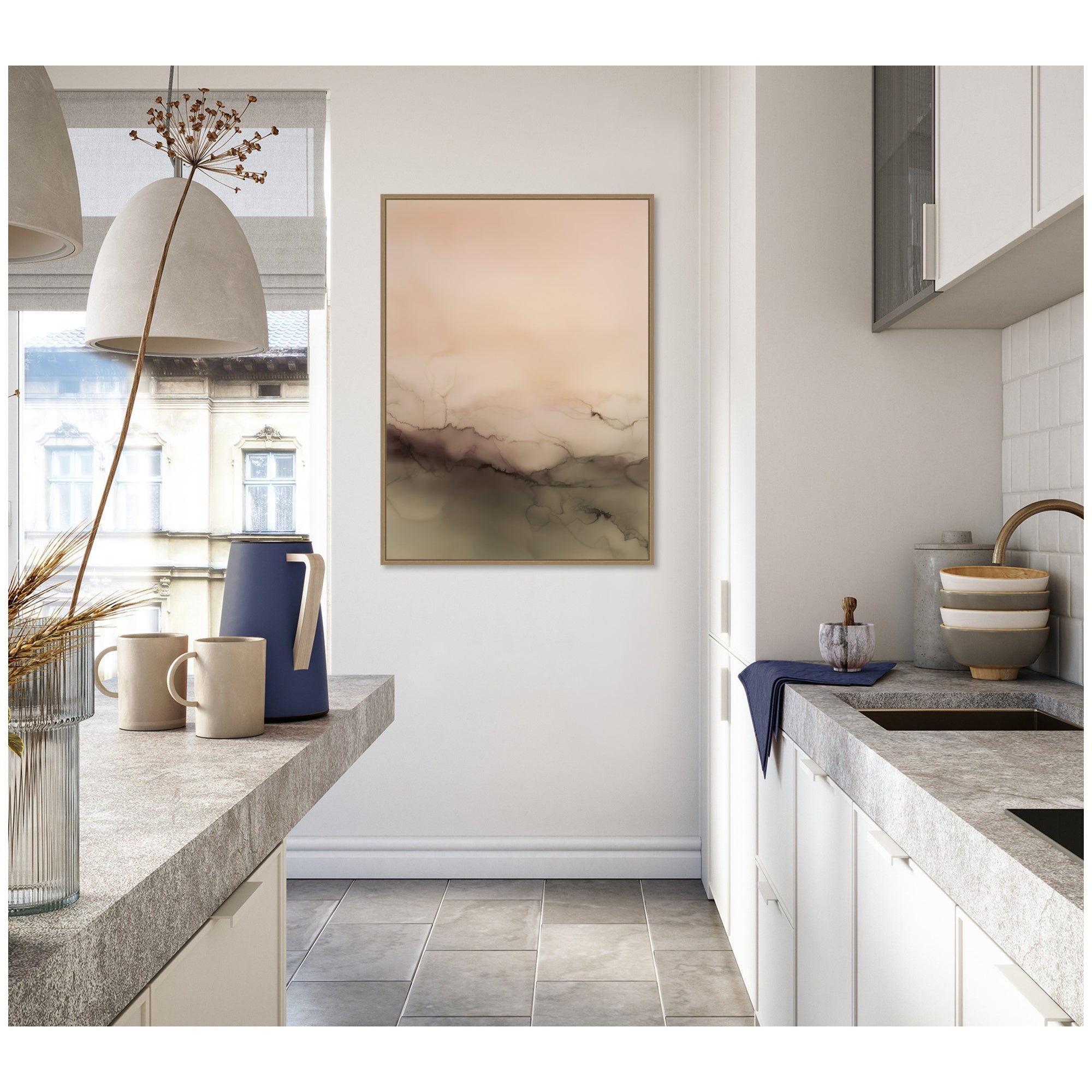 Dawn No.
2 by Amy Lighthall Framed Canvas Wall Art Print