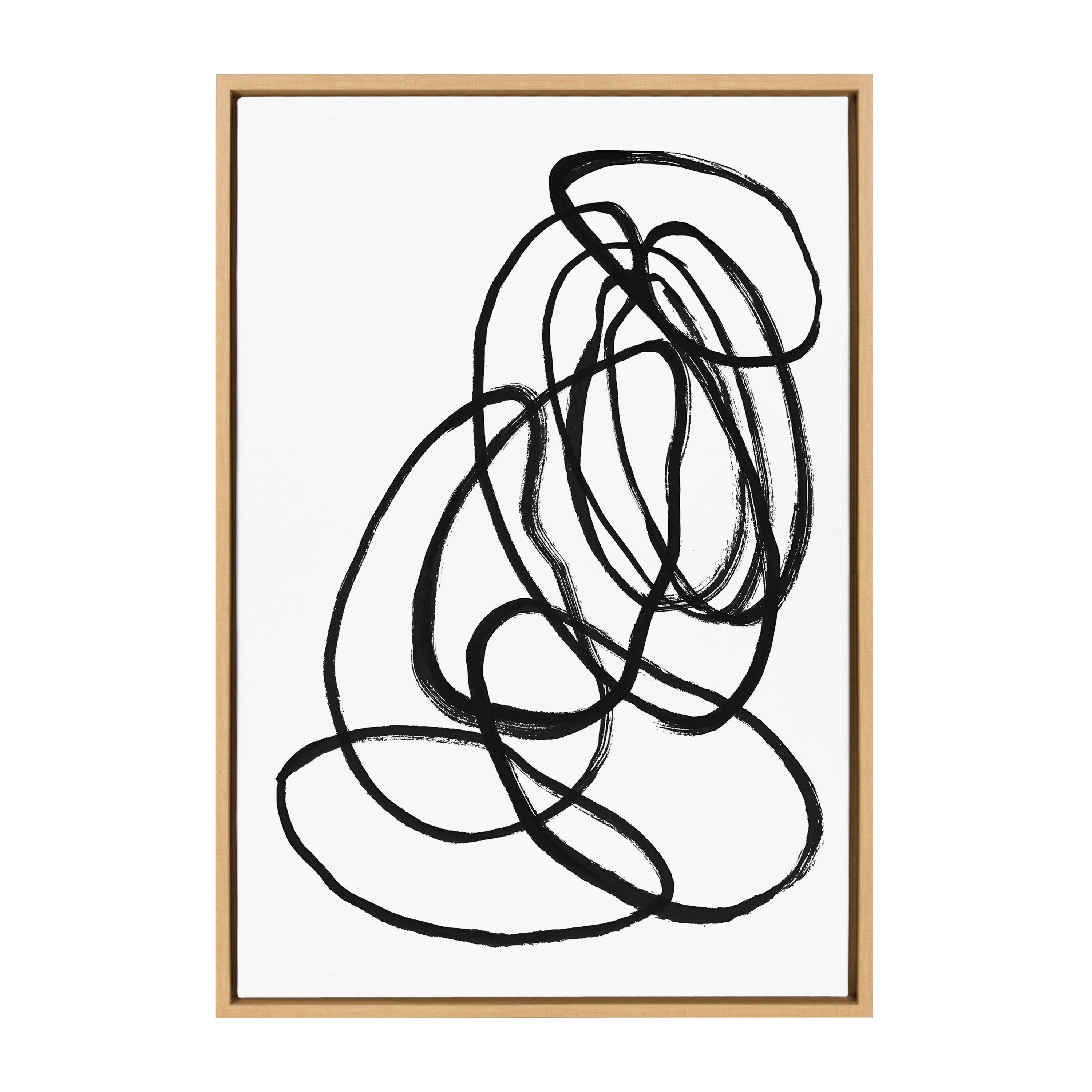 Sylvie Ring of Light 2 Framed Canvas