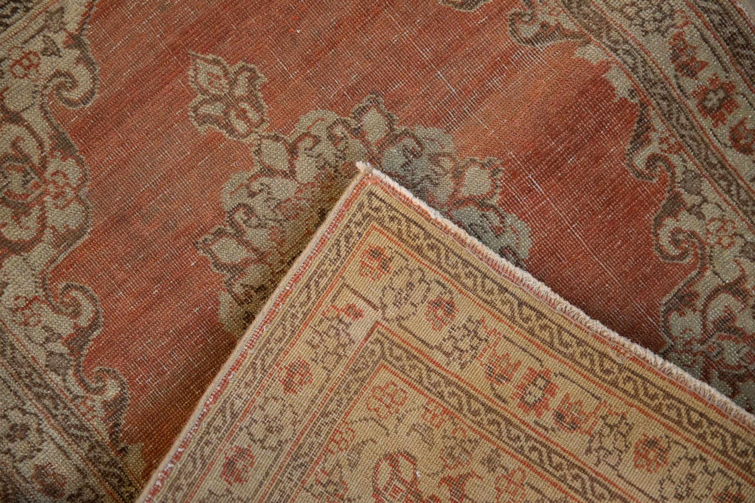 2x2.5 Distressed Antique Jalili Tabriz Rug Mat by Old New House® - product image 10 for Resin Society