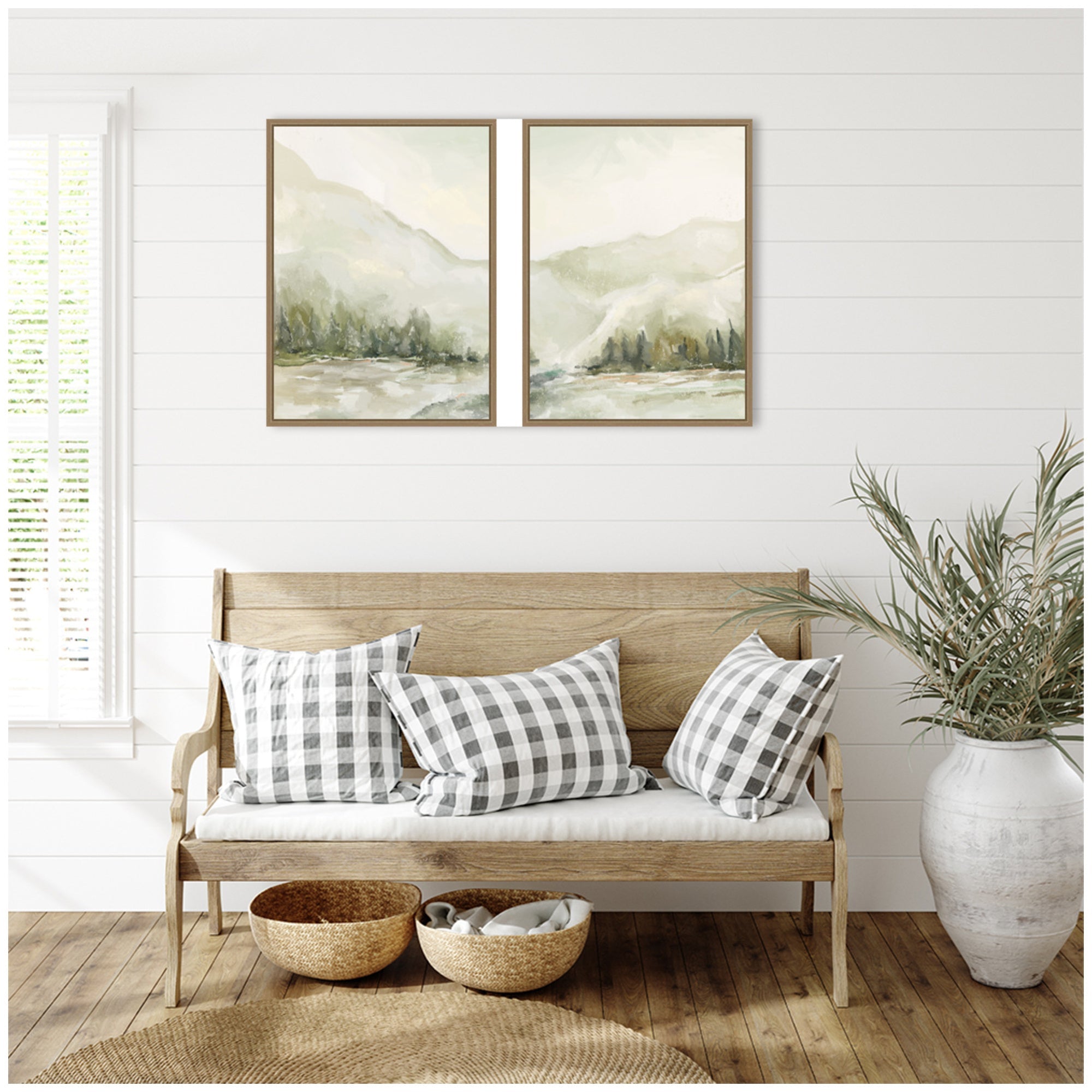 AQ Winter Landscape No.
6 2 Piece Framed Canvas Wall Art Set by Annie Quigley