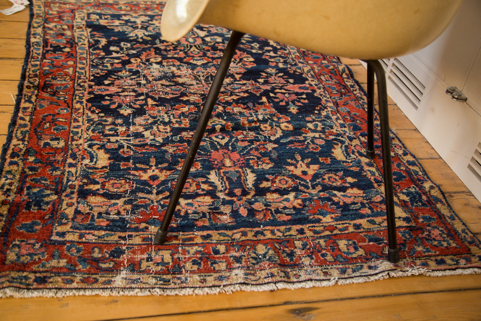 3.5x5 Vintage Distressed Fine Bibikabad Rug by Old New House® - product image 6 for Resin Society