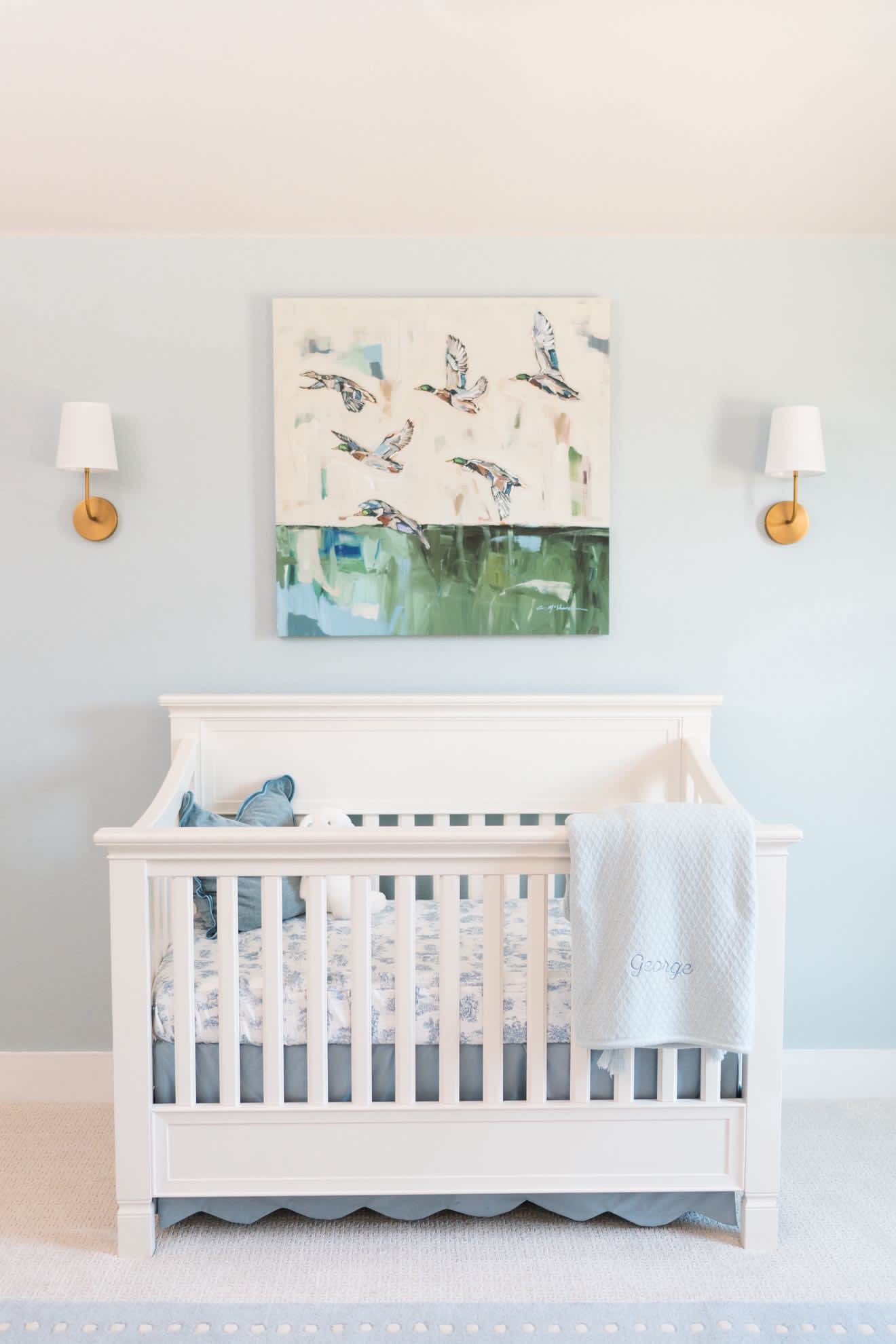 "Mallards Calling" on canvas by Chelsea McShane Art - main product image for Resin Society