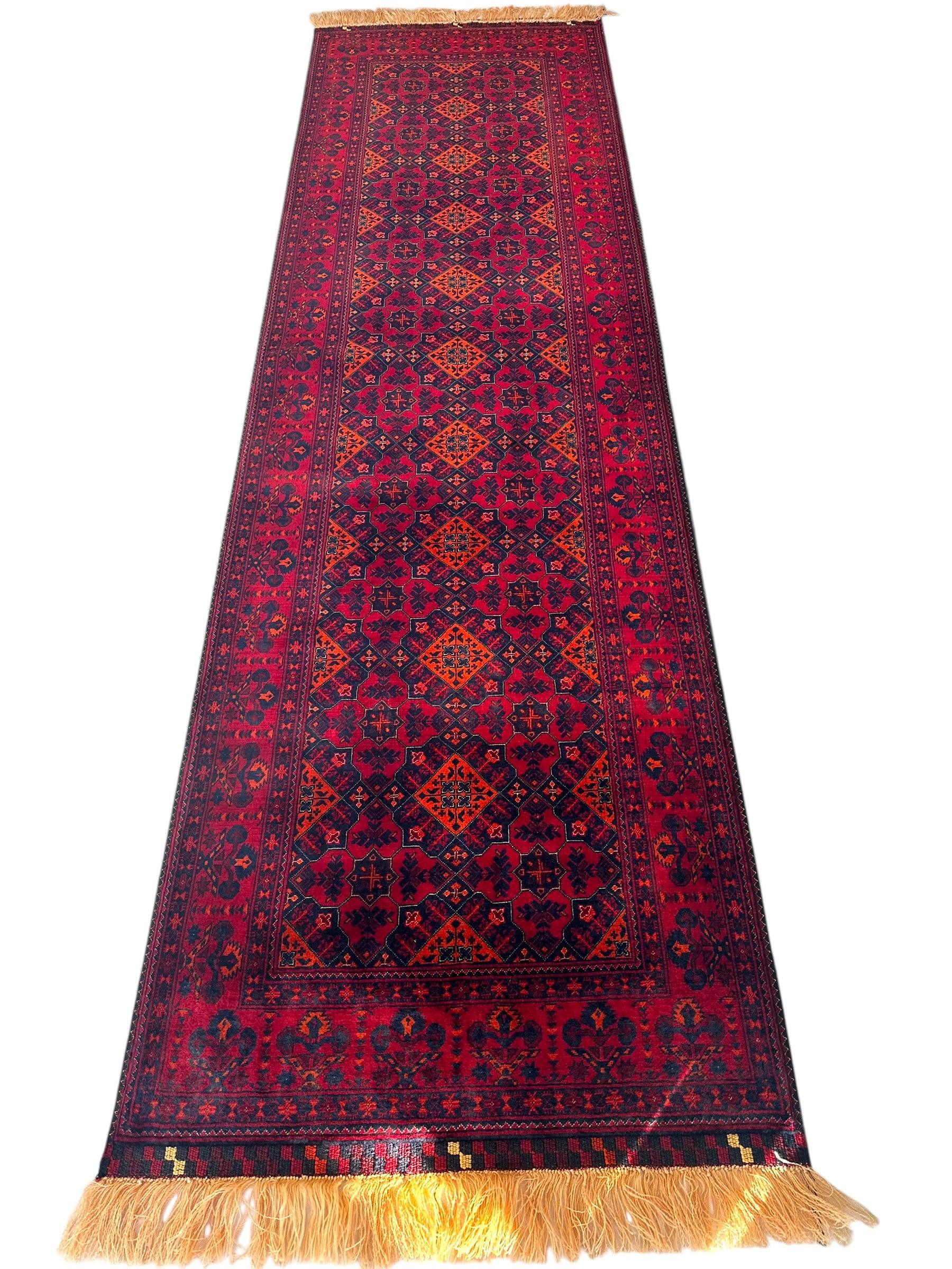 Afghani Fine Knots Bukhara Runner 2’10” x 9’10” by Rugistan - product image 2 for Resin Society
