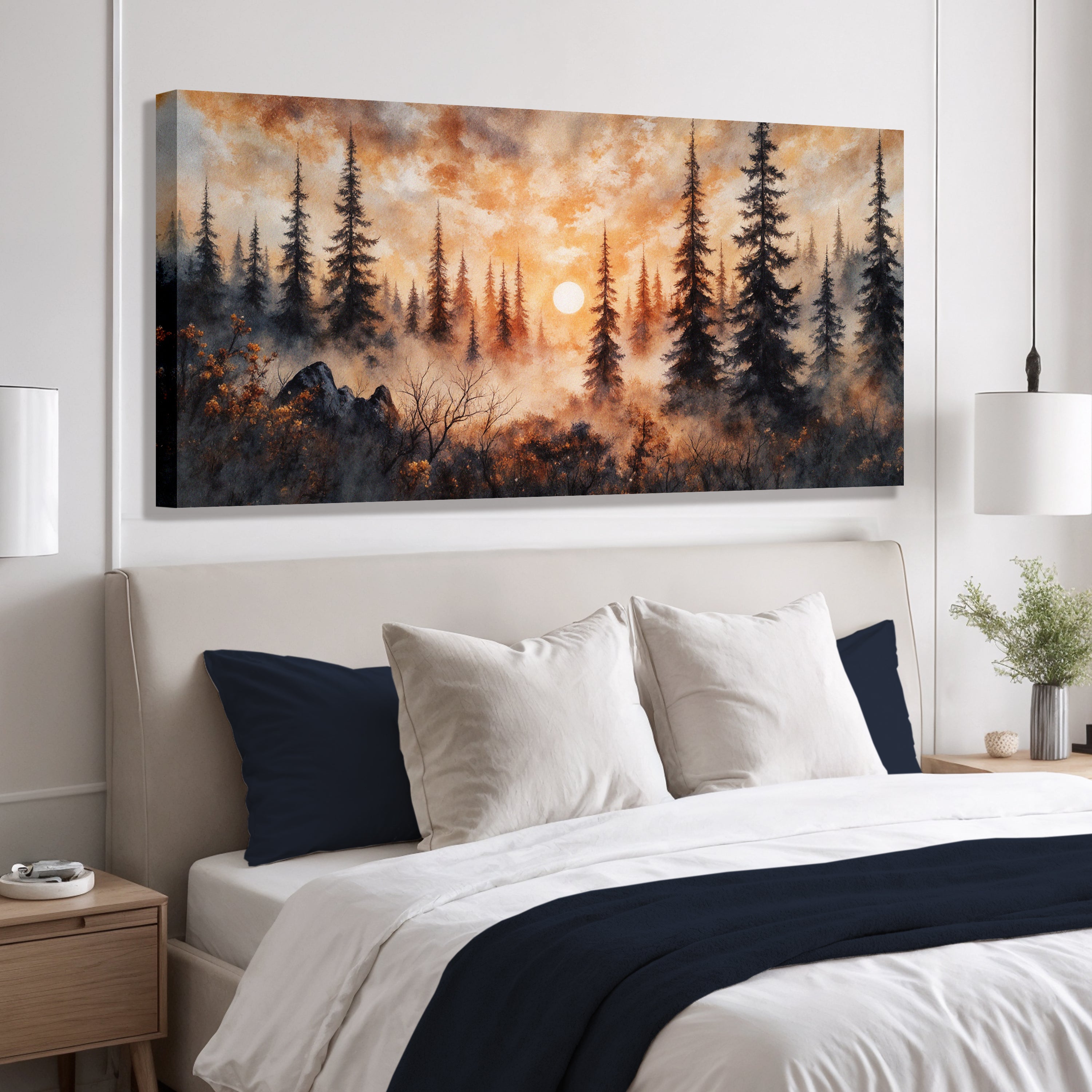 Rustic Forest Sunset Wall Art by Tailored Canvases - product image 4 for Resin Society