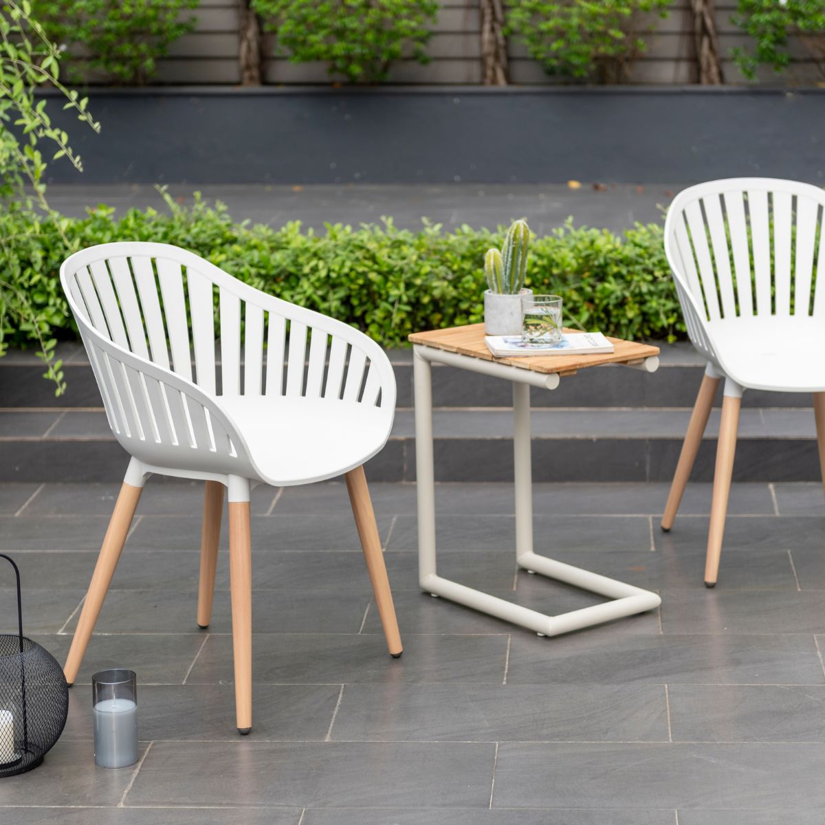 Portals Light C-shape Chair Set by LifestyleGarden US - product image 2 for Resin Society