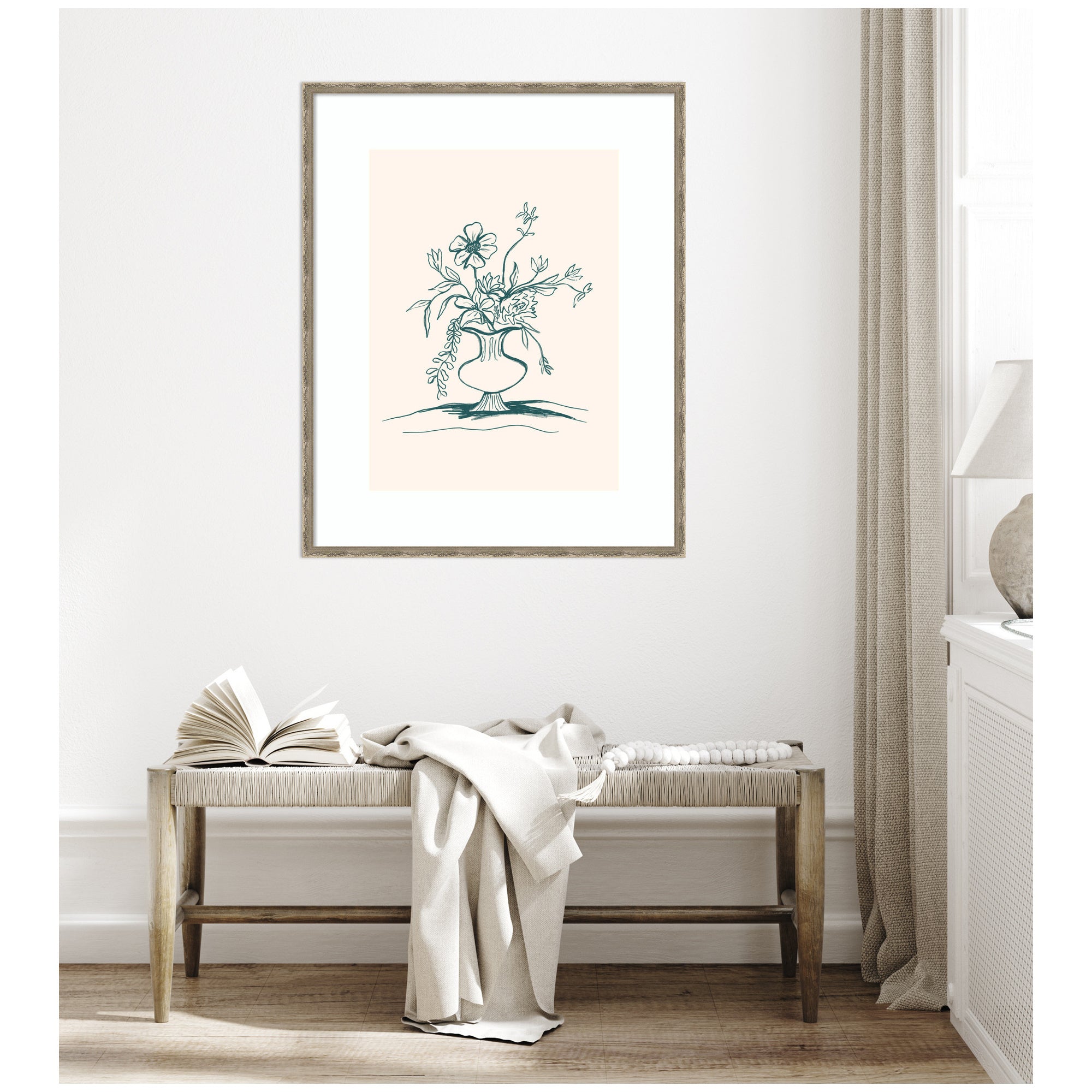 Framed Art Summer Stems by Kate Aurelia Holloway