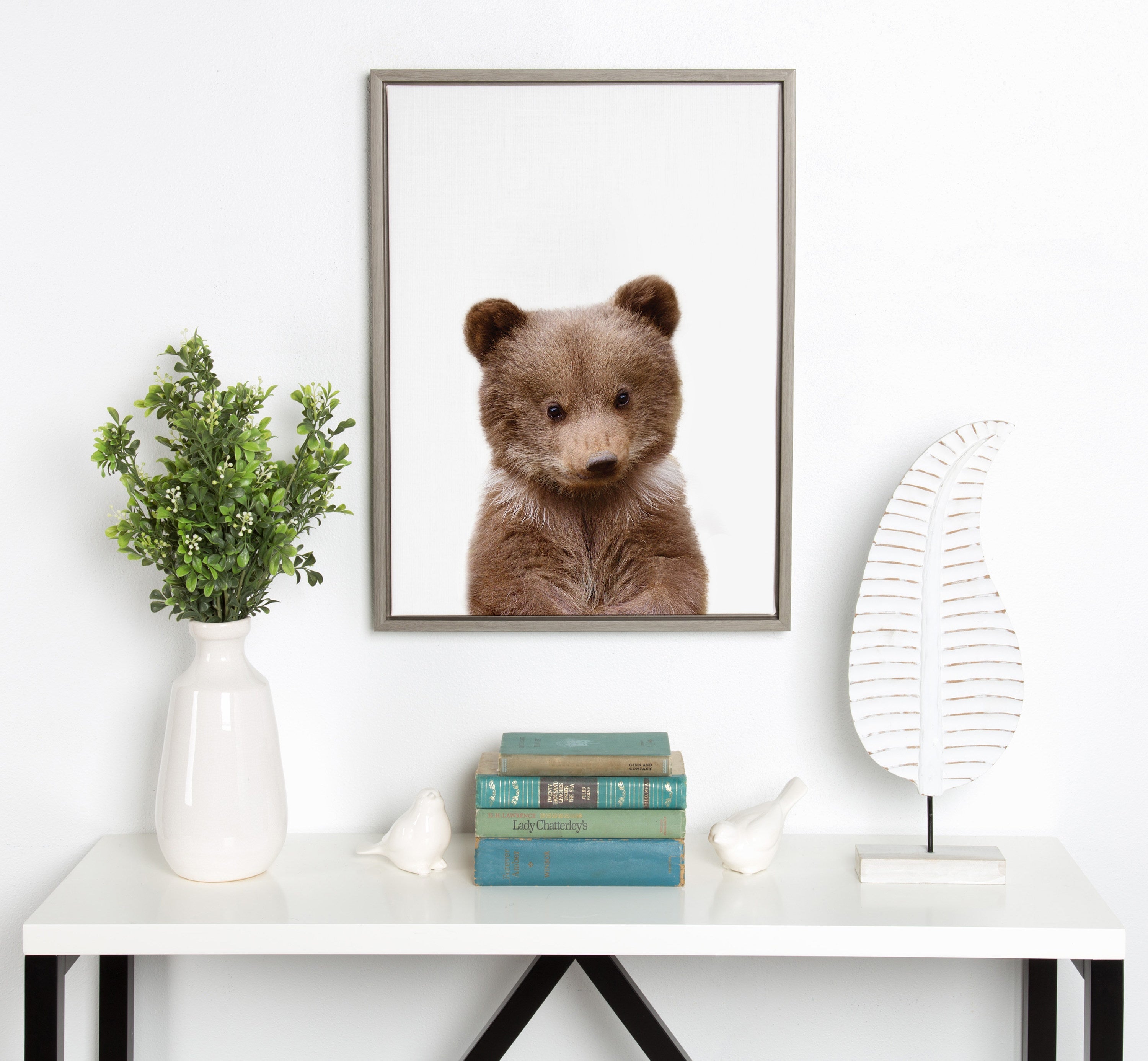 Sylvie Baby Bear Framed Canvas by Amy Peterson by kateandlaurel - product image 18 for Resin Society