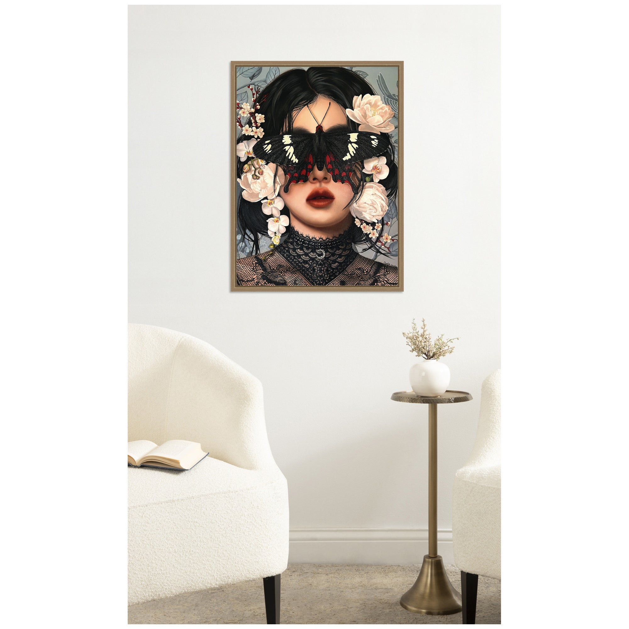 Whither Is Fled The Visionary Gleam Where Is It Now by Charlotte Brindley Framed Canvas Wall Art Print
