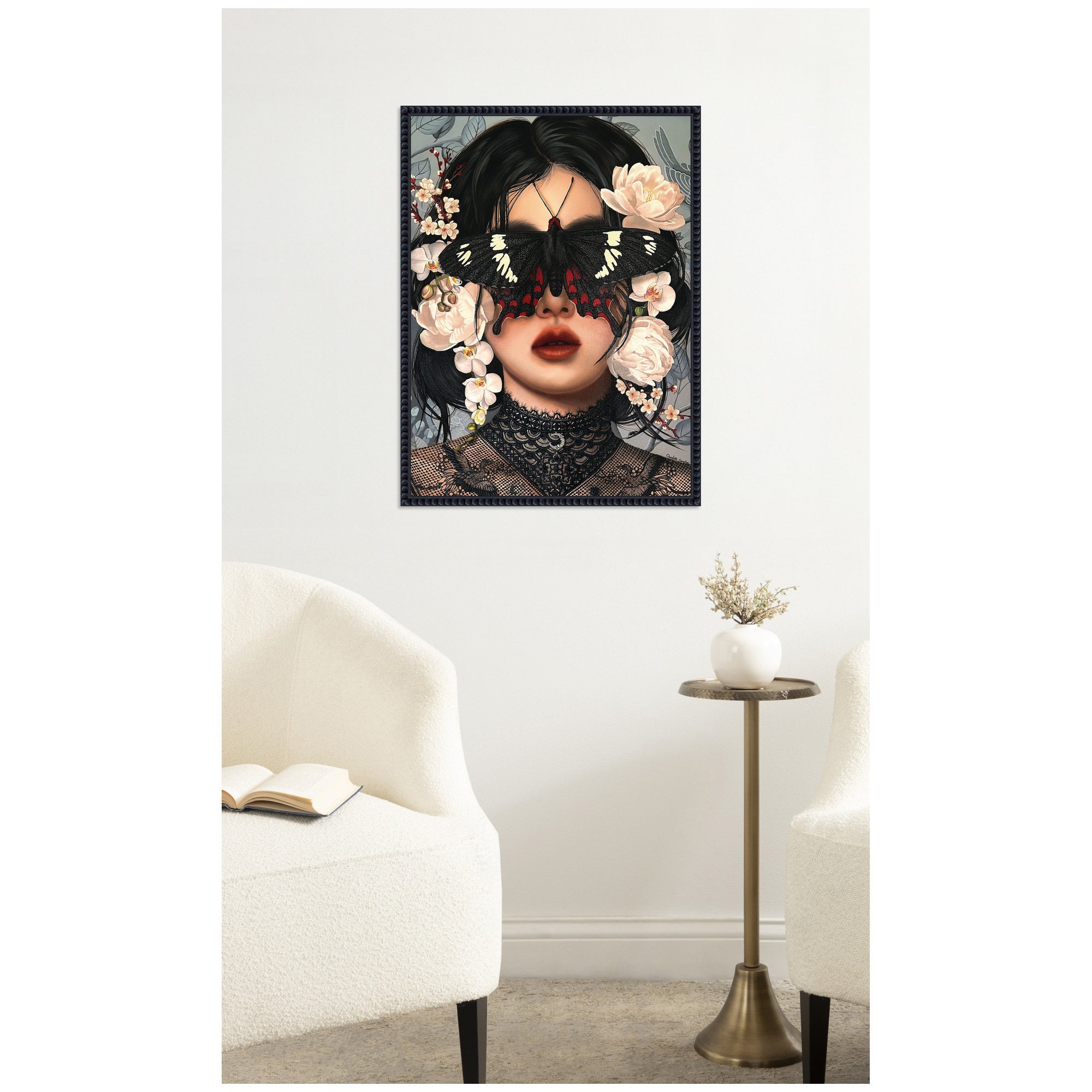 Whither Is Fled The Visionary Gleam Where Is It Now by Charlotte Brindley Framed Canvas Wall Art Print