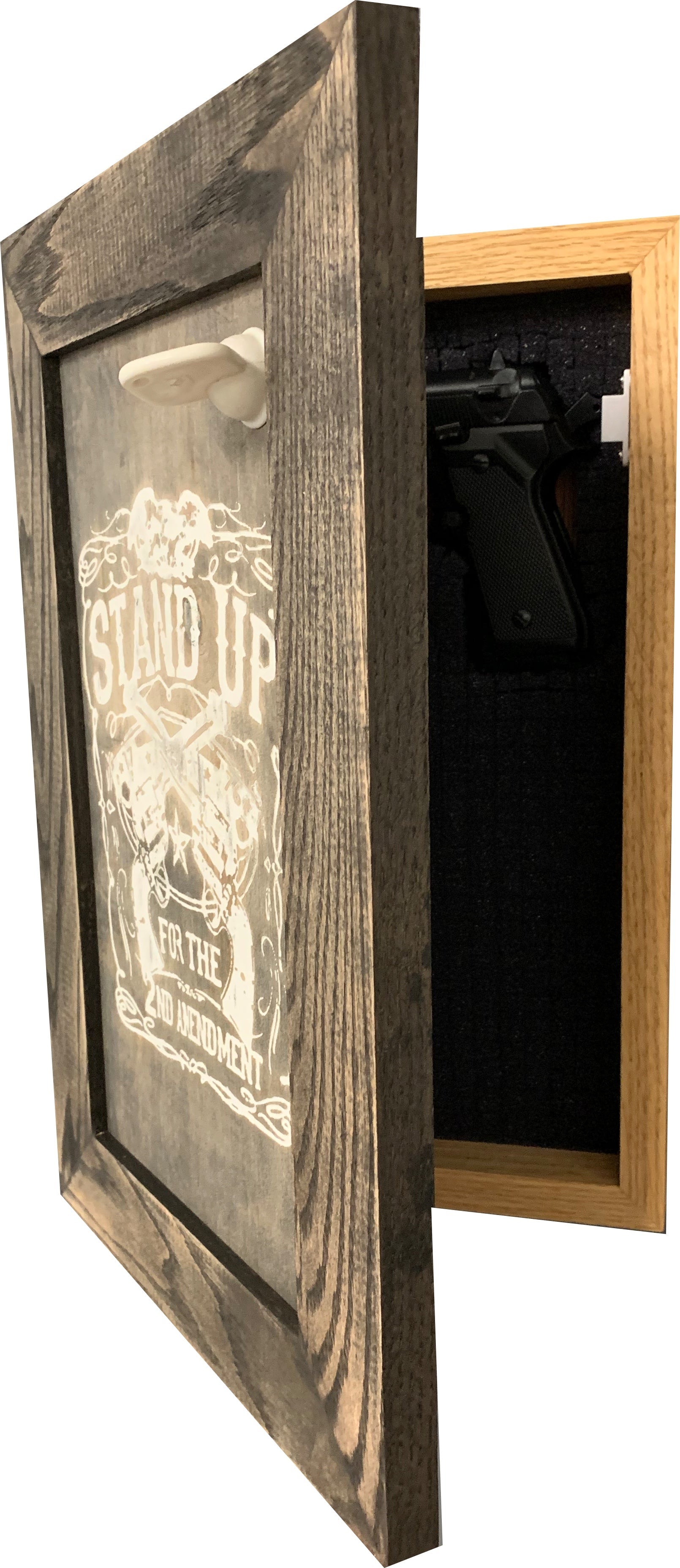 Stand Up for the 2nd Amendment Hidden Gun Storage Firearm Concealment by Bellewood Designs - product image 2 for Resin Society