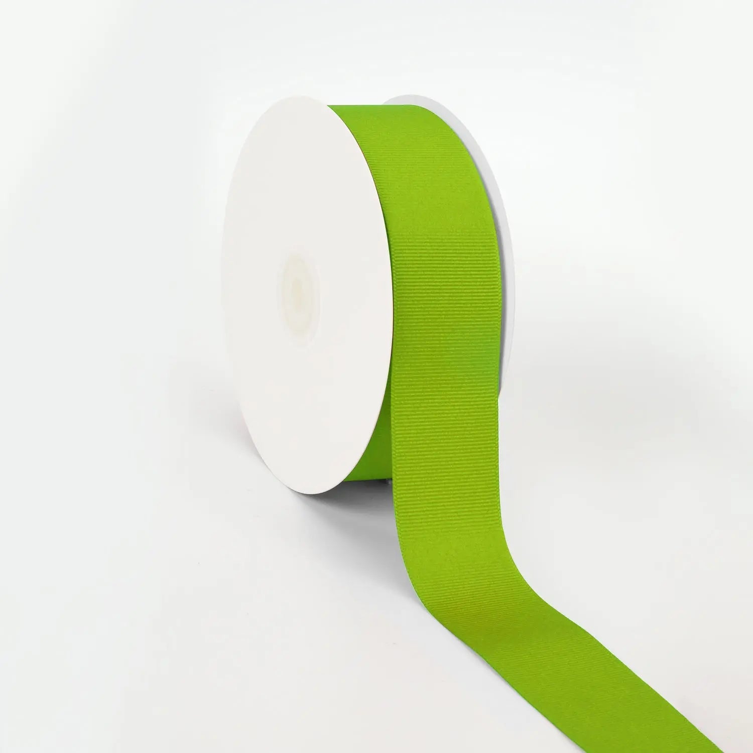 Textured Grosgrain Ribbon in Kiwi color, various widths and roll sizes