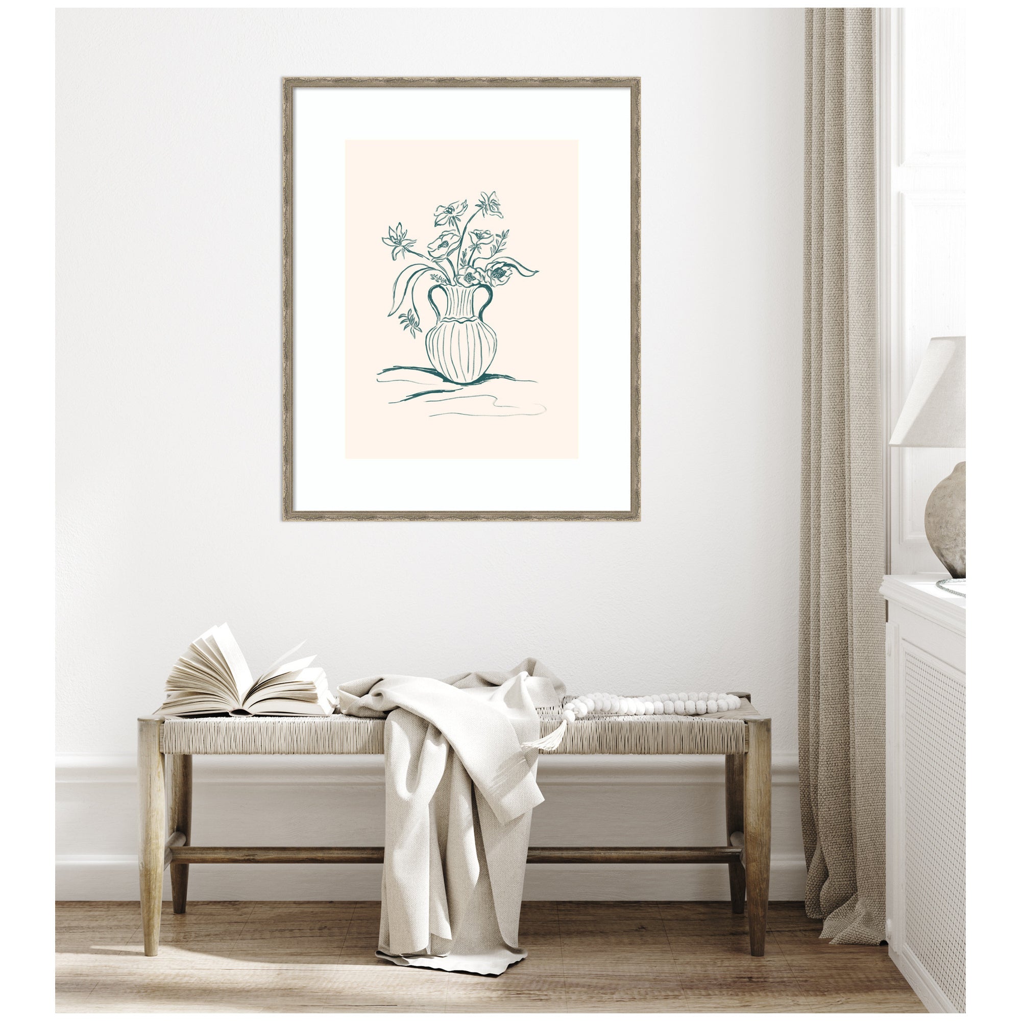Framed Art Garden Floral by Kate Aurelia Holloway