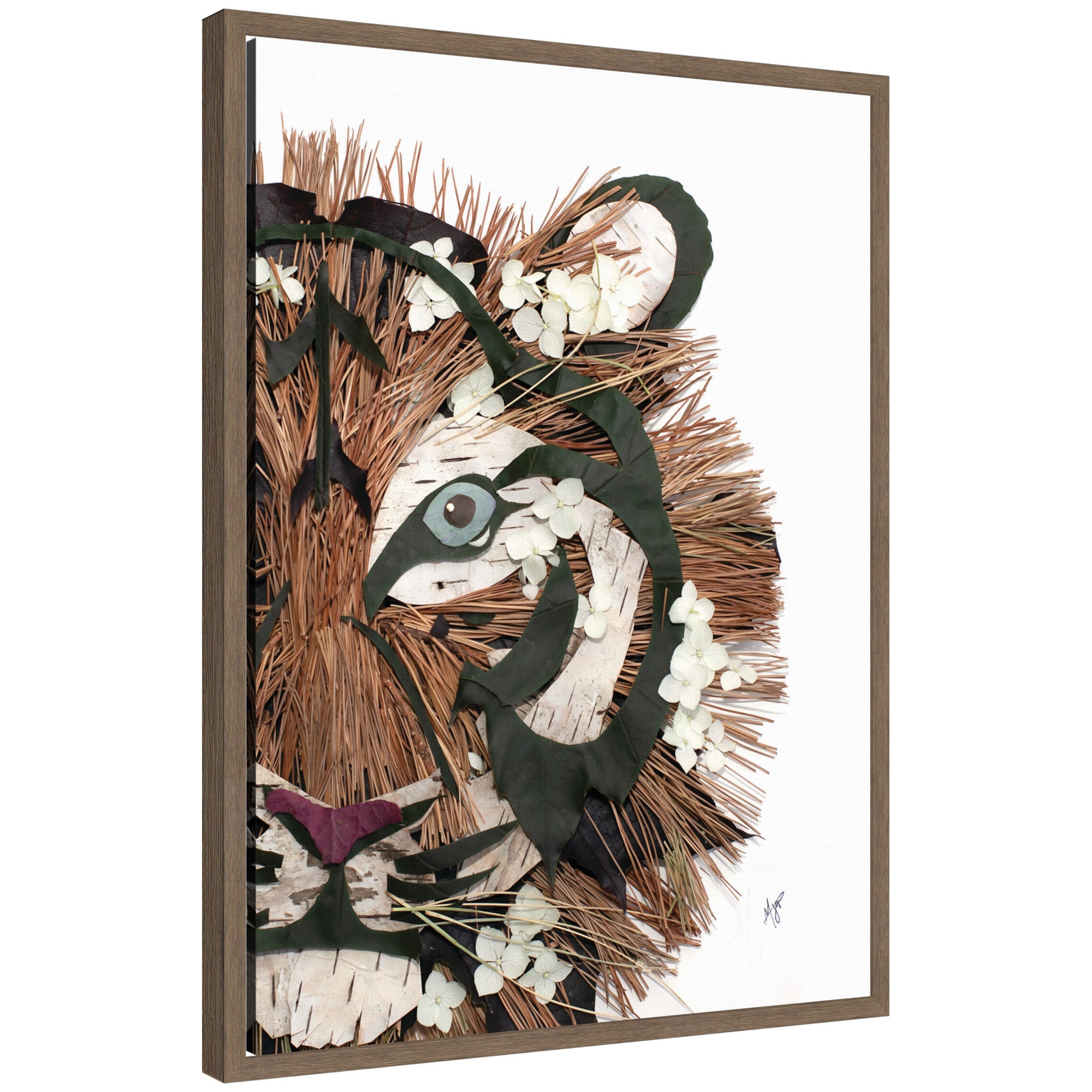 Tiger by Madeline Jeppesen Framed Canvas Wall Art Print