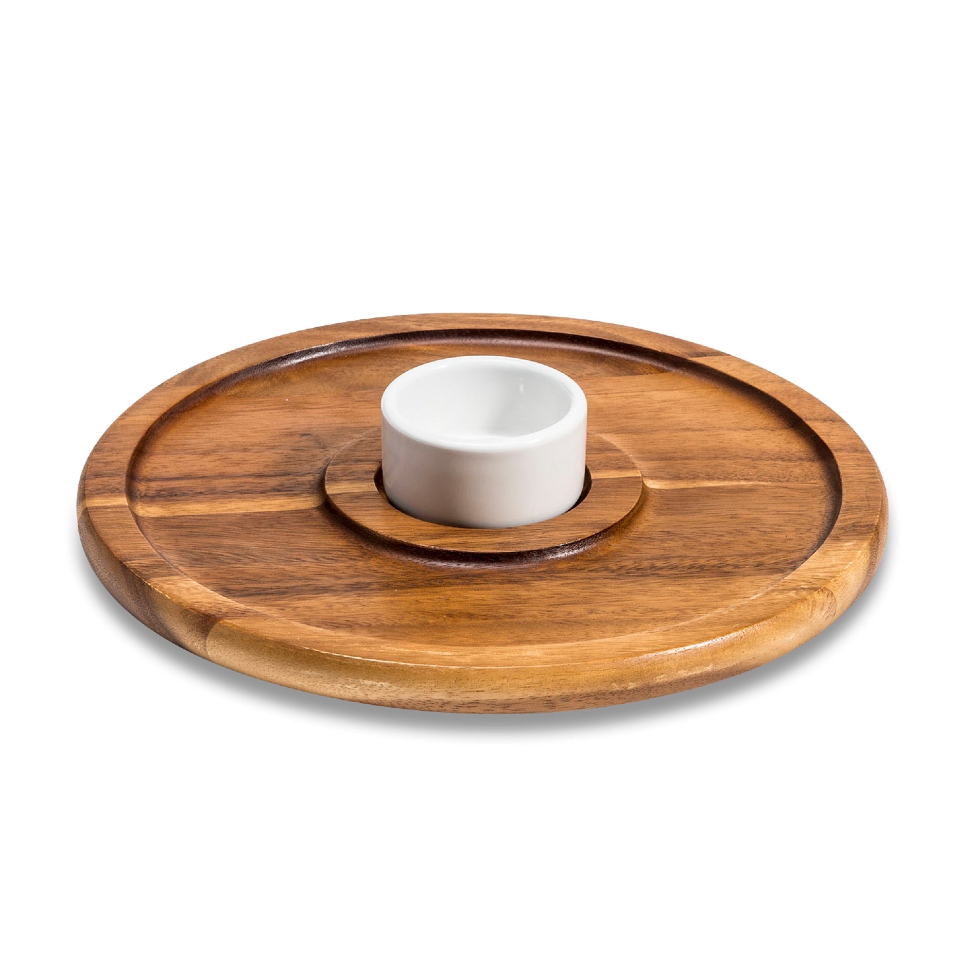 Medium Chip n Dip with Ceramic Bowl by Kalmar Home - main product image for Resin Society
