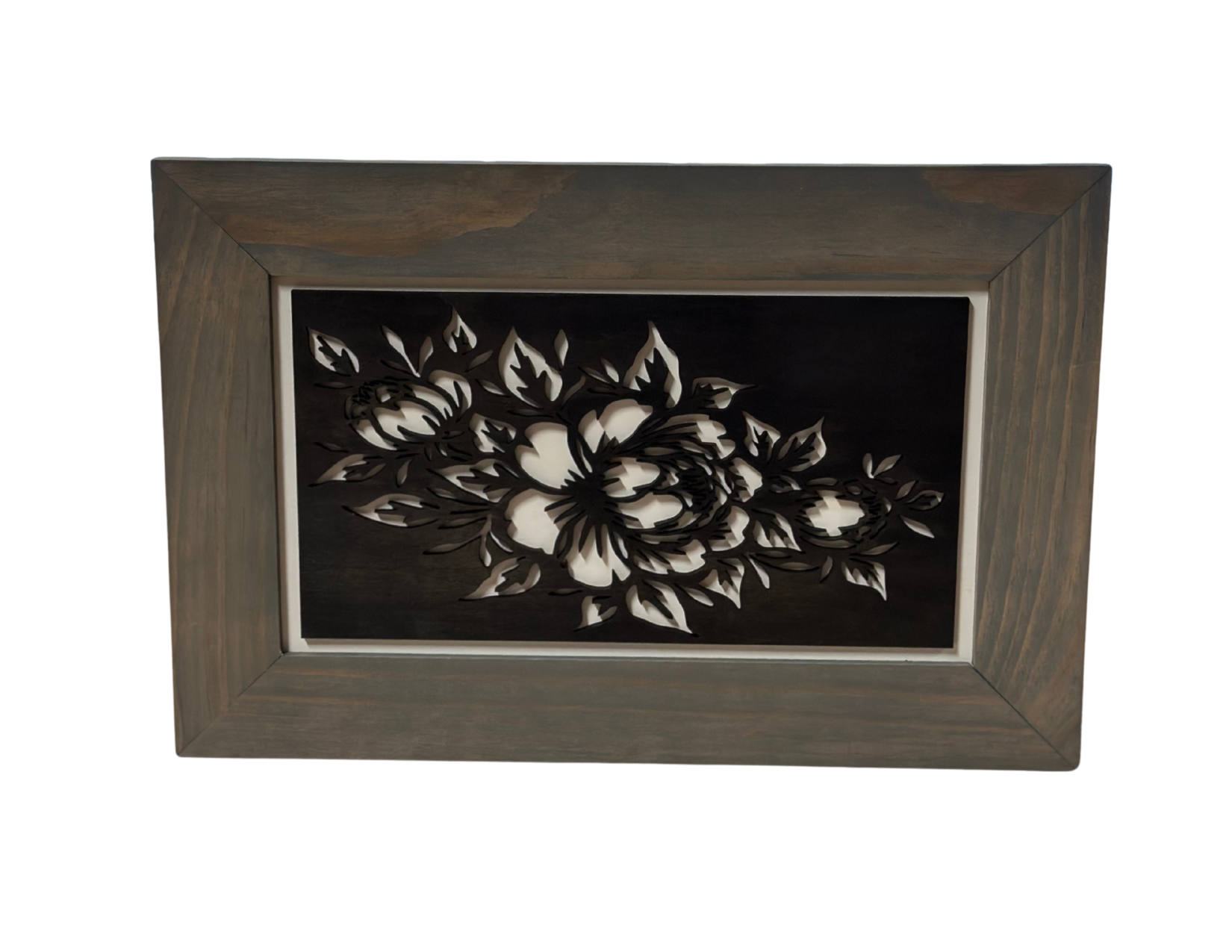 Peony (Gray) Gun Safe - Wall Mounted Decorative Secure Gun Cabinet by Bellewood Designs - product image 2 for Resin Society