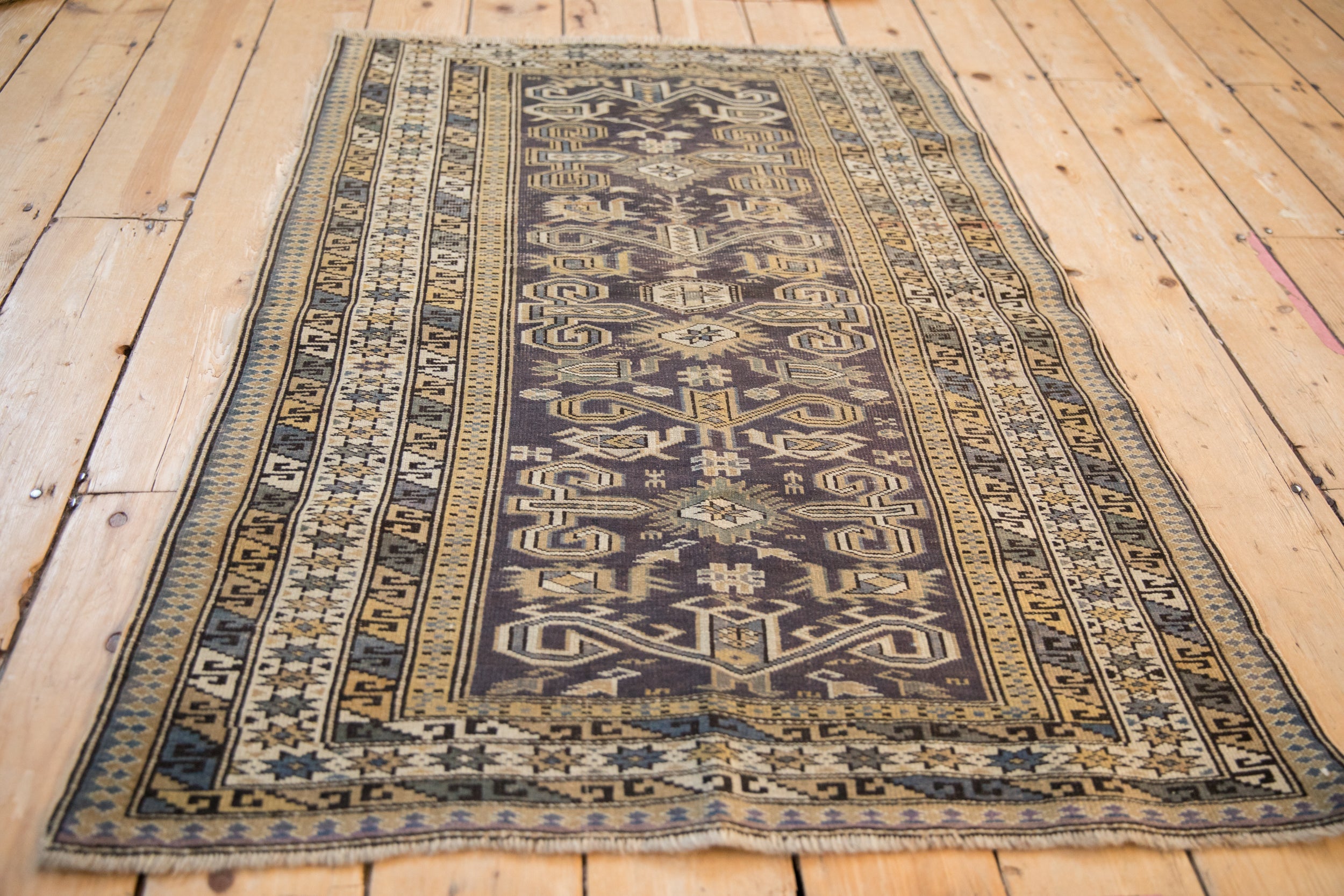 3x4 Vintage Shirvan Square Rug by Old New House® - product image 6 for Resin Society