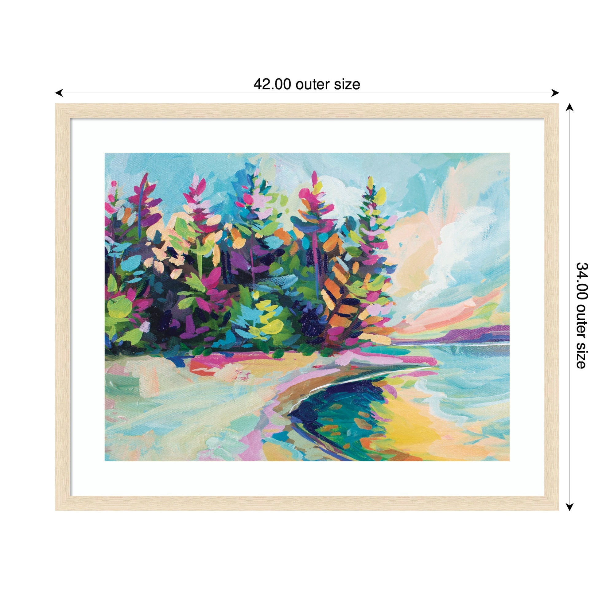 Framed Art Saturday In Door County by Rachel Christopoulous