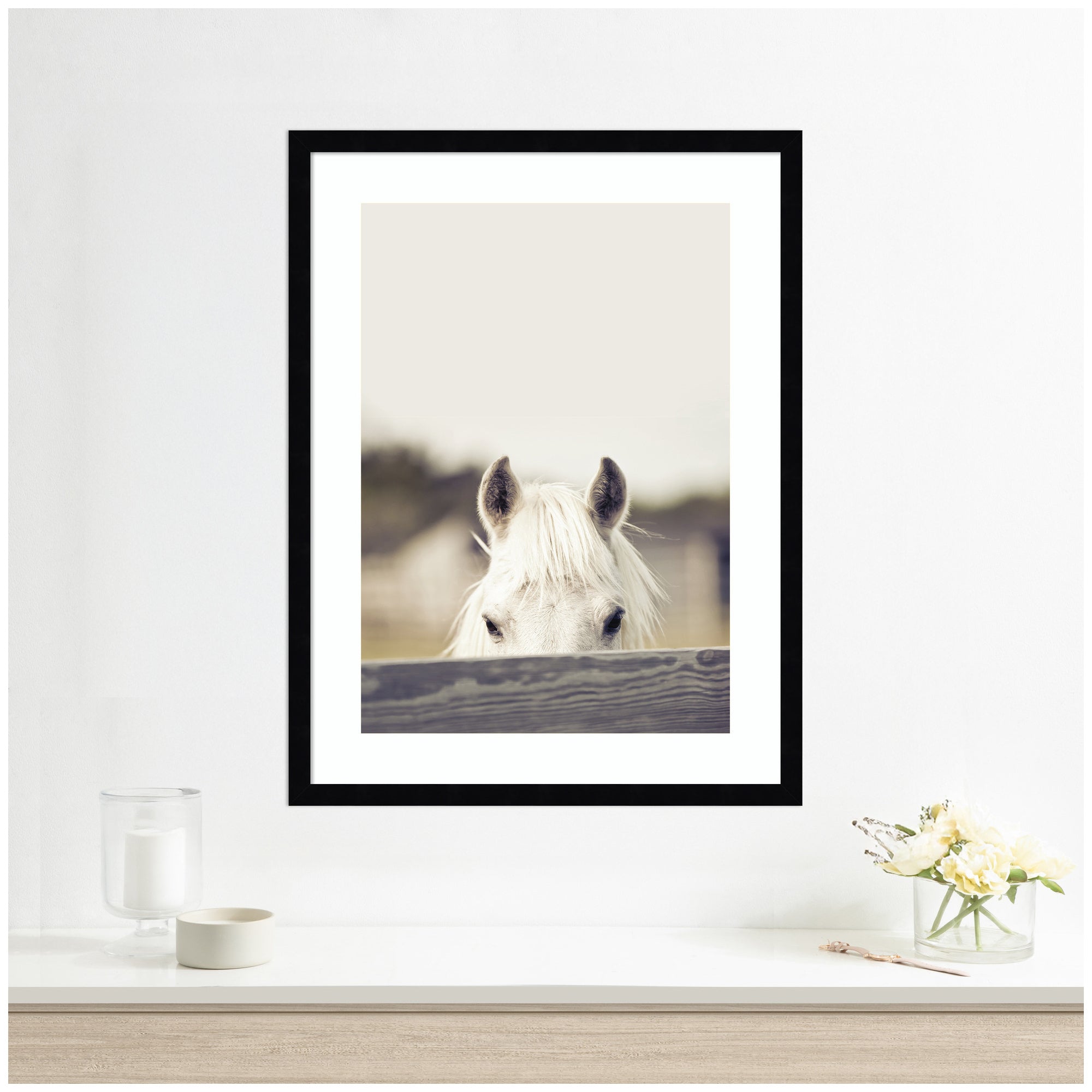 Equine Crop by Robert Cadloff Framed Wall Art Print