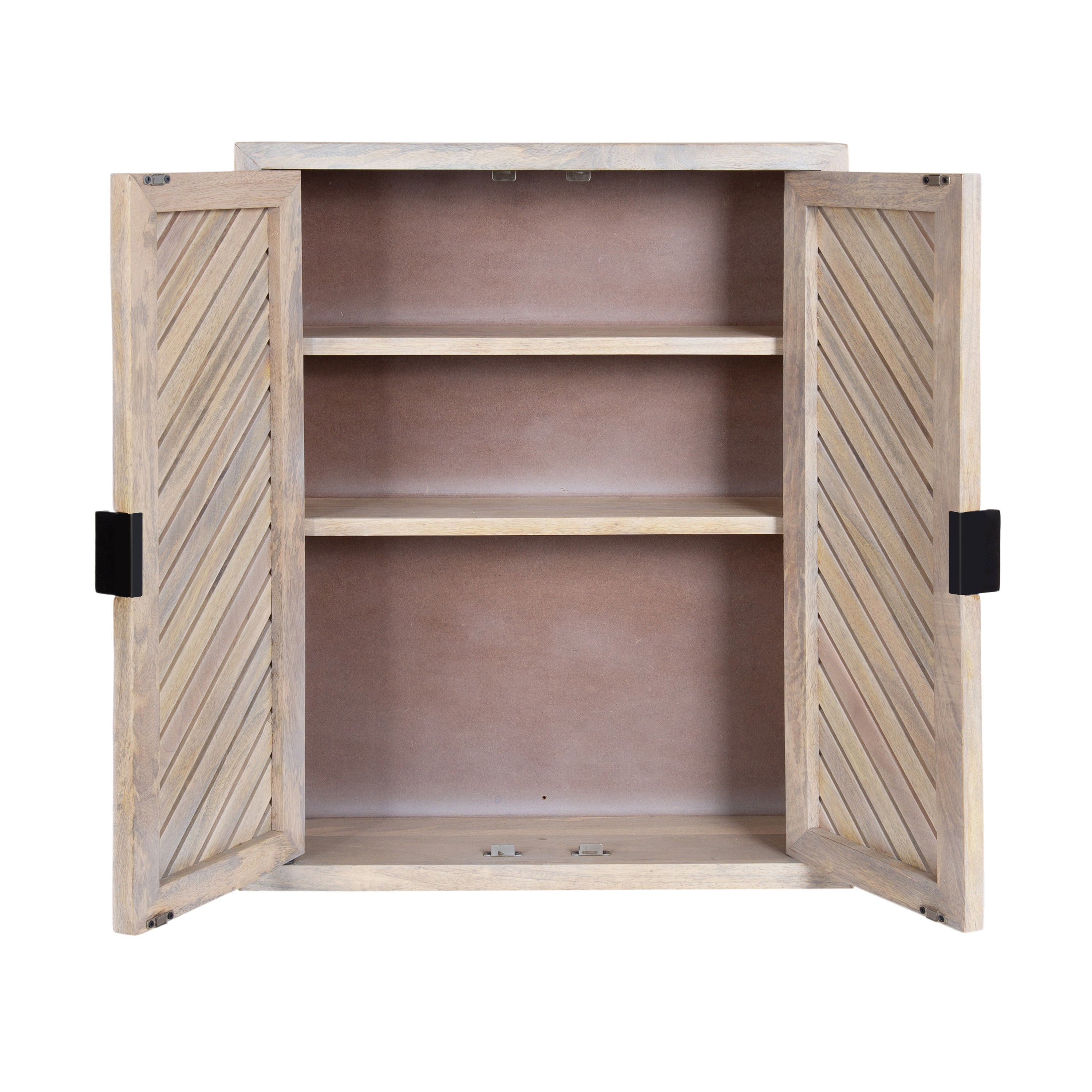Mezzeta Tall Wood Bath Cabinet