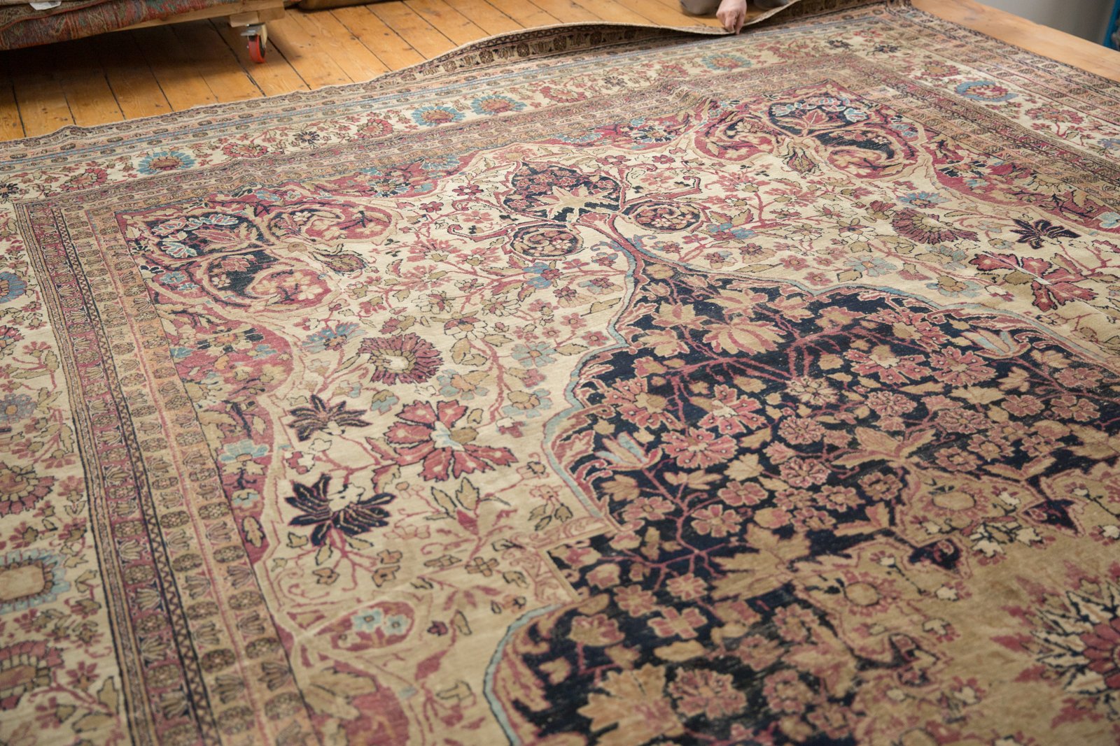 11.5x19.5 Antique Kermanshah Carpet by Old New House® - product image 10 for Resin Society