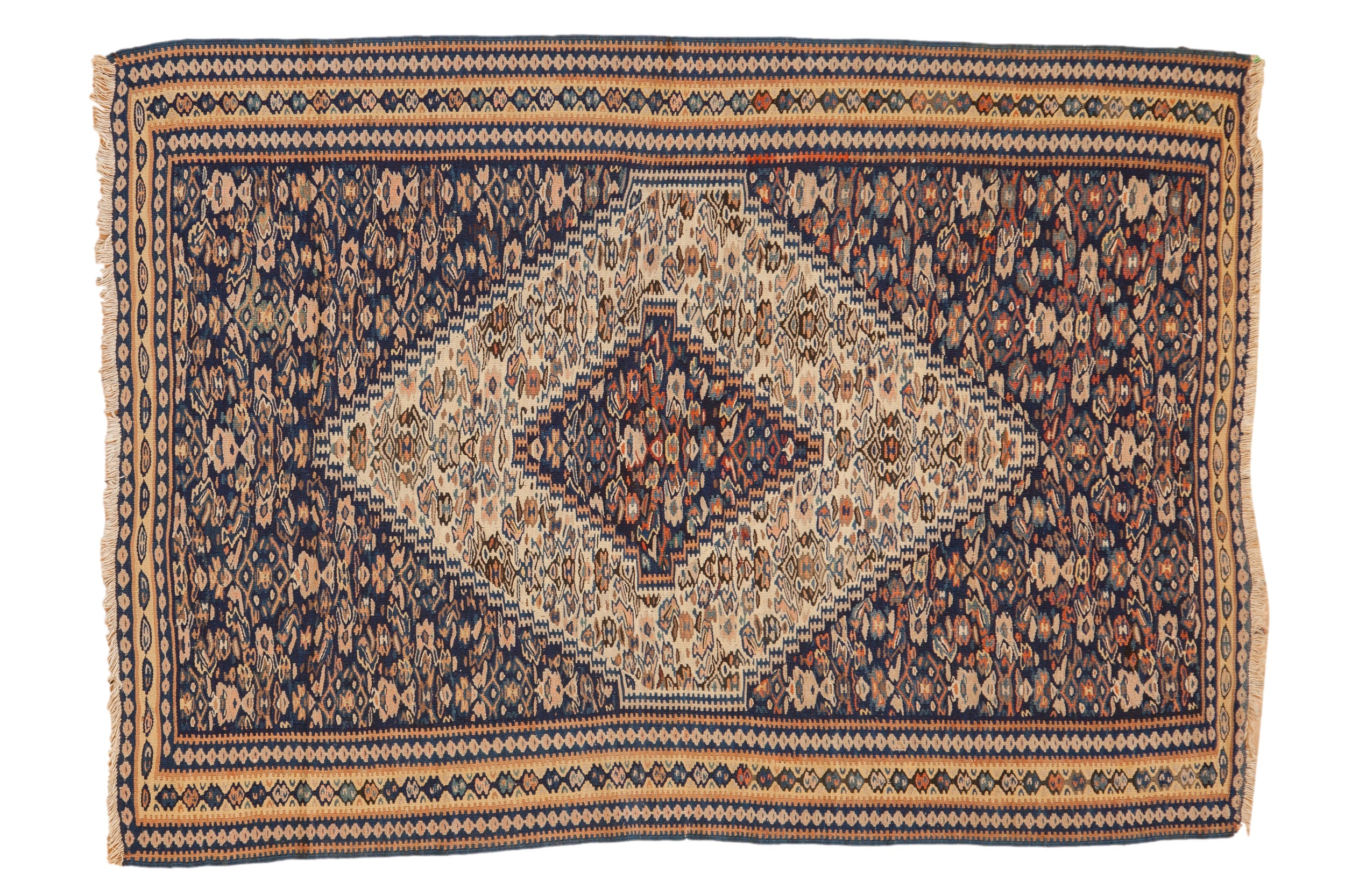 3.5x5 Antique Senneh Kilim Rug by Old New House® - main product image for Resin Society