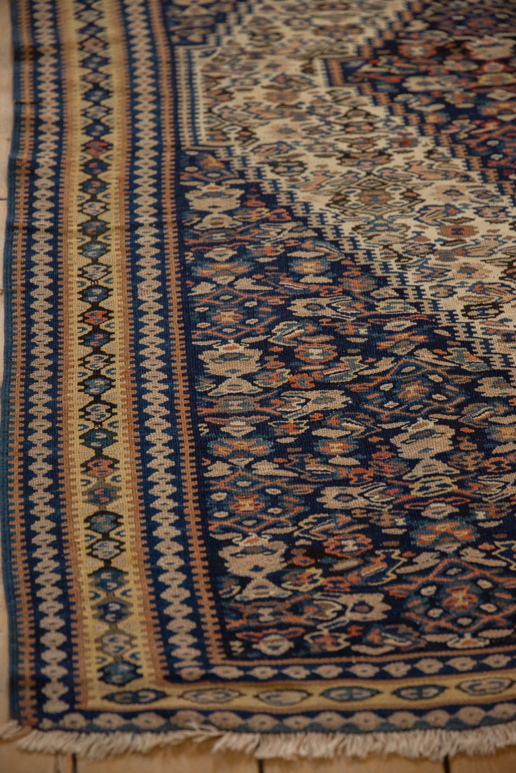 3.5x5 Antique Senneh Kilim Rug by Old New House® - product image 7 for Resin Society