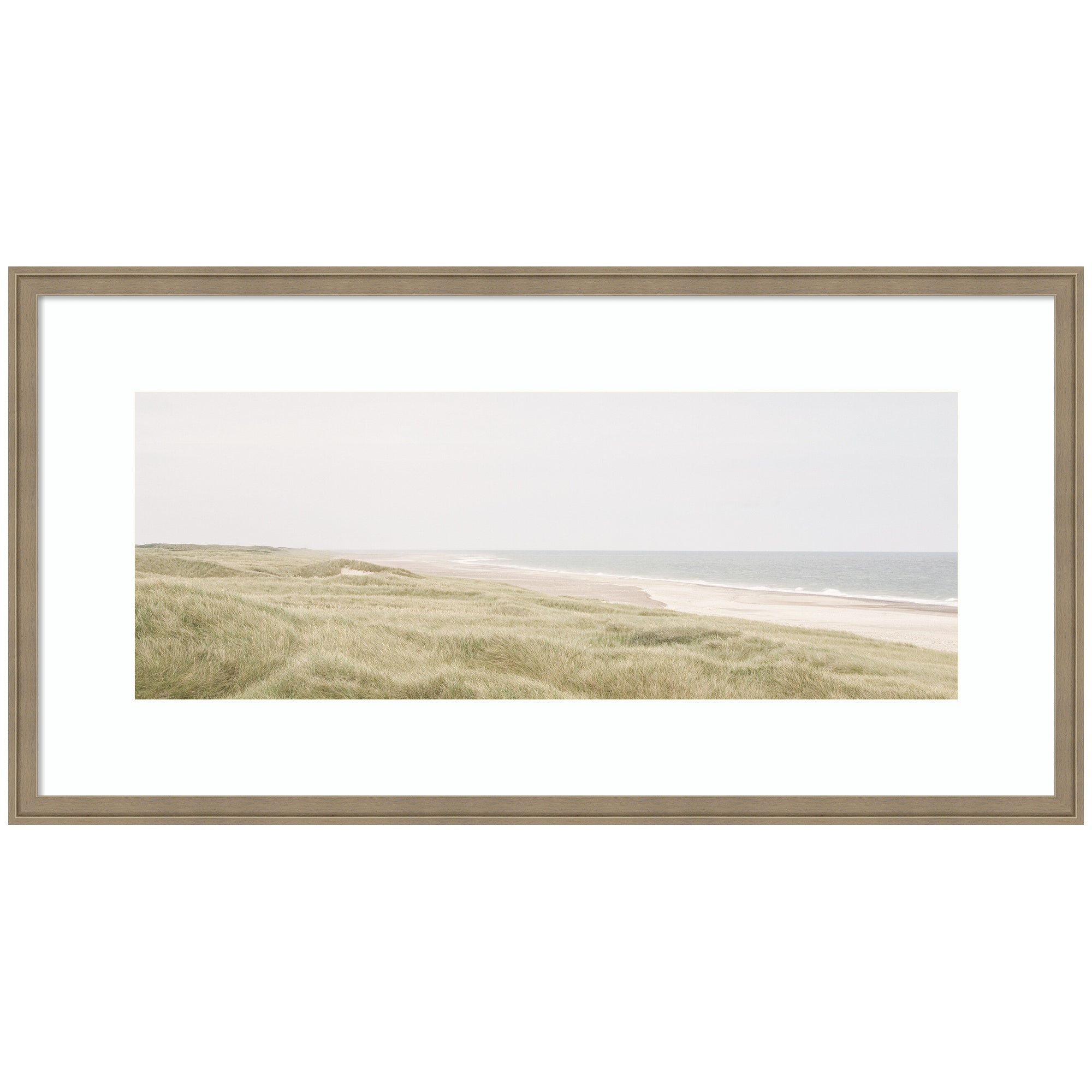 Peaceful and Serene Coastal Landscape by The Creative Bunch Studio Framed Wall Art Print